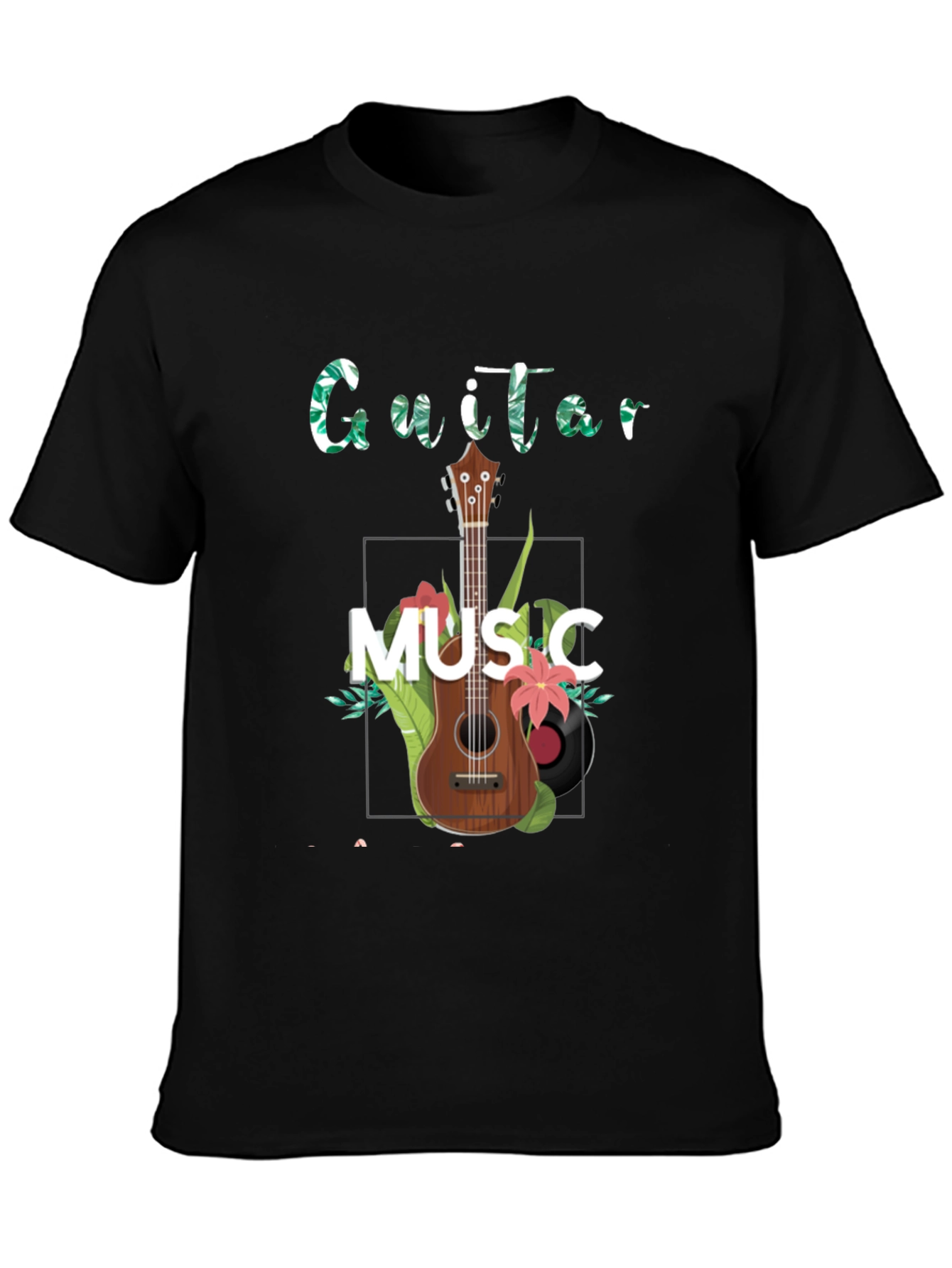 Guitar Music Graphic Tee - Stylish Musician T-Shirt