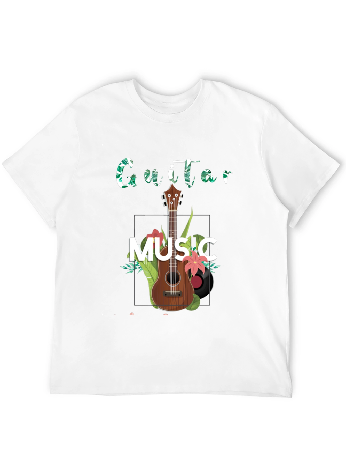 Guitar Music Graphic Tee - Stylish Musician T-Shirt
