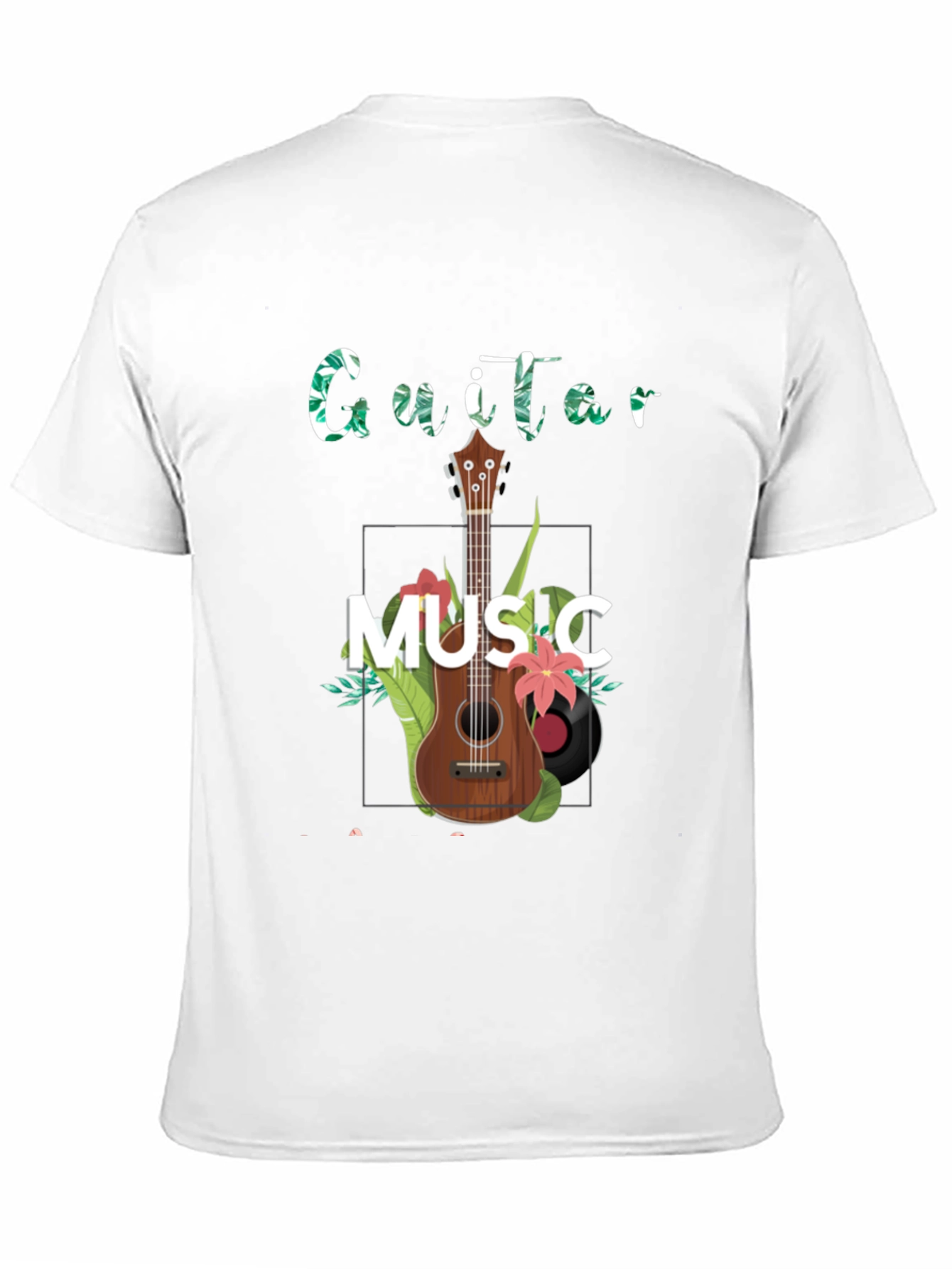 Guitar Music Graphic Tee - Stylish Musician T-Shirt