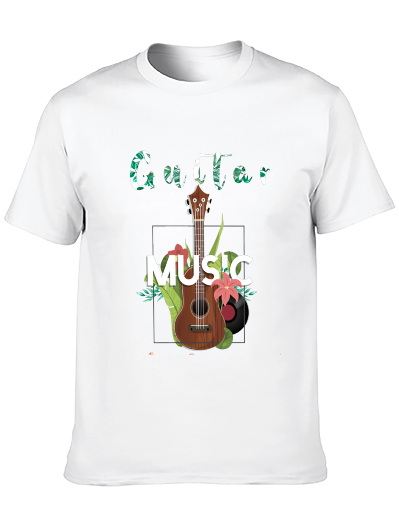 Guitar Music Graphic Tee - Stylish Musician T-Shirt
