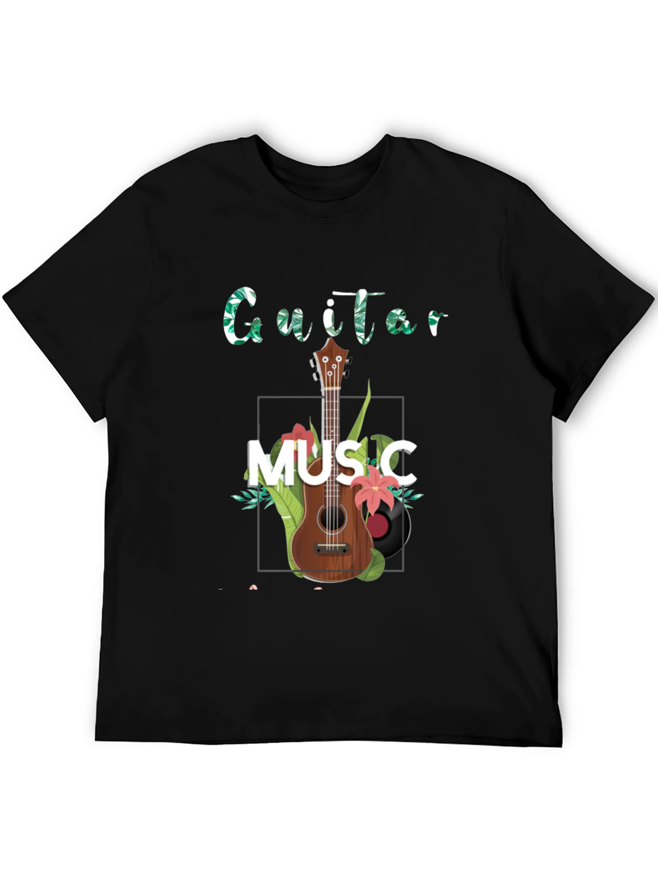Guitar Music Graphic Tee - Stylish Musician T-Shirt