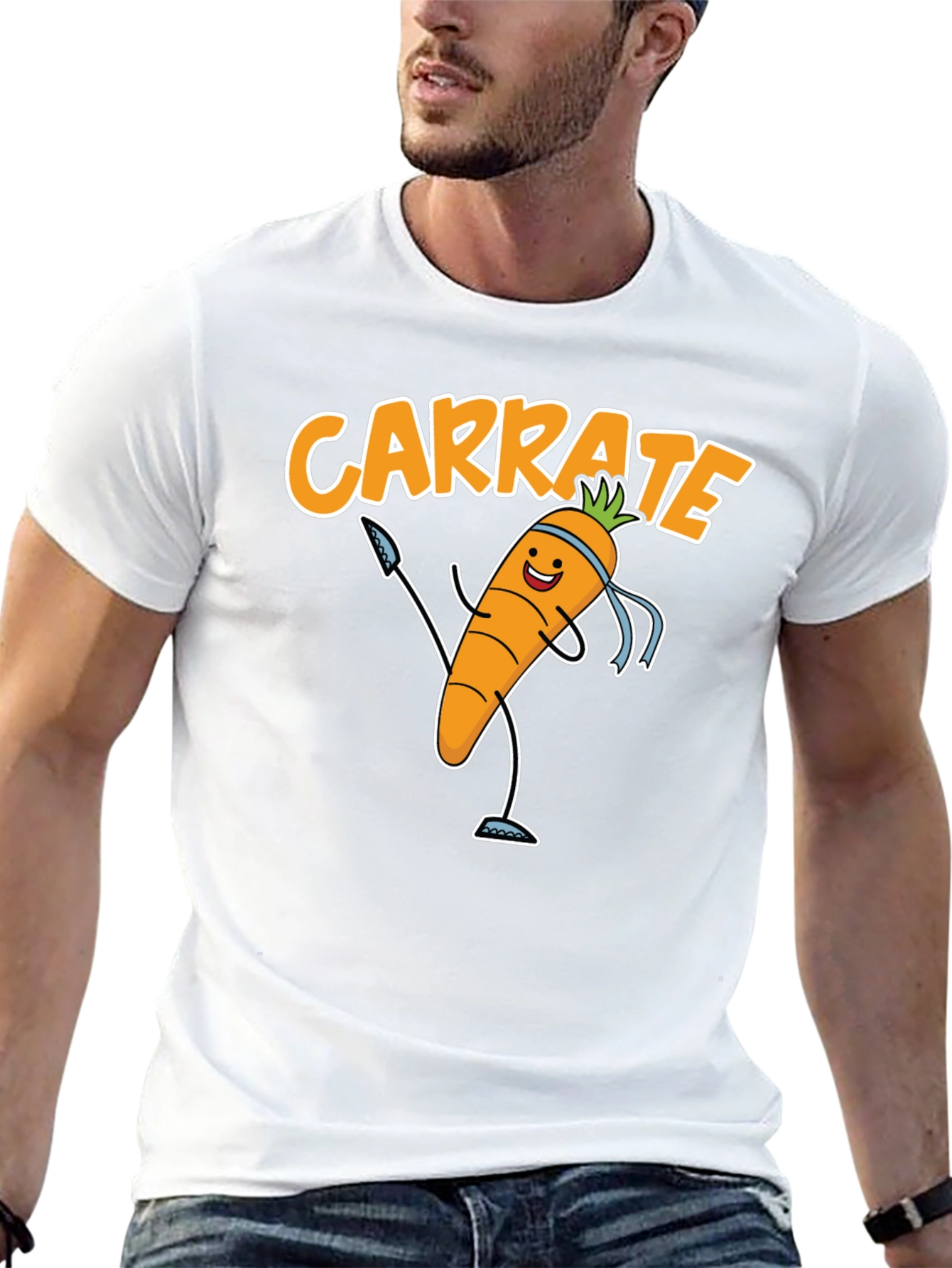 Carrate T-Shirt - Funny Carrot Karate Tee