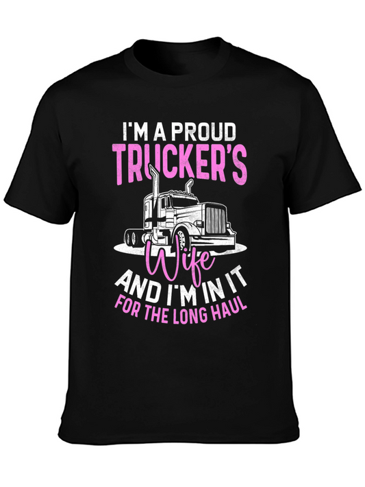 Proud Truckers Wife Graphic Tee