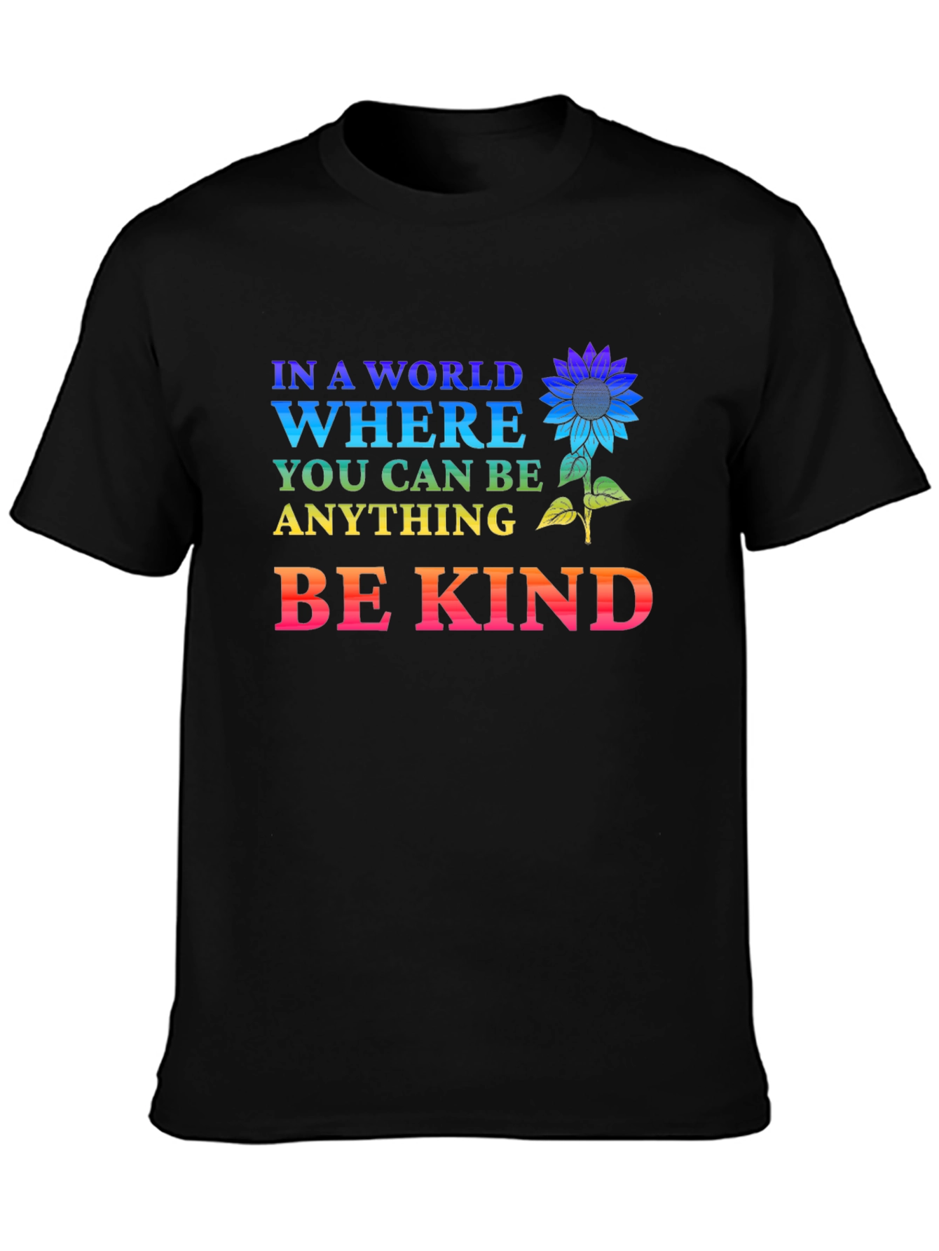 Be Kind T-Shirt - Sunflower Graphic Tee