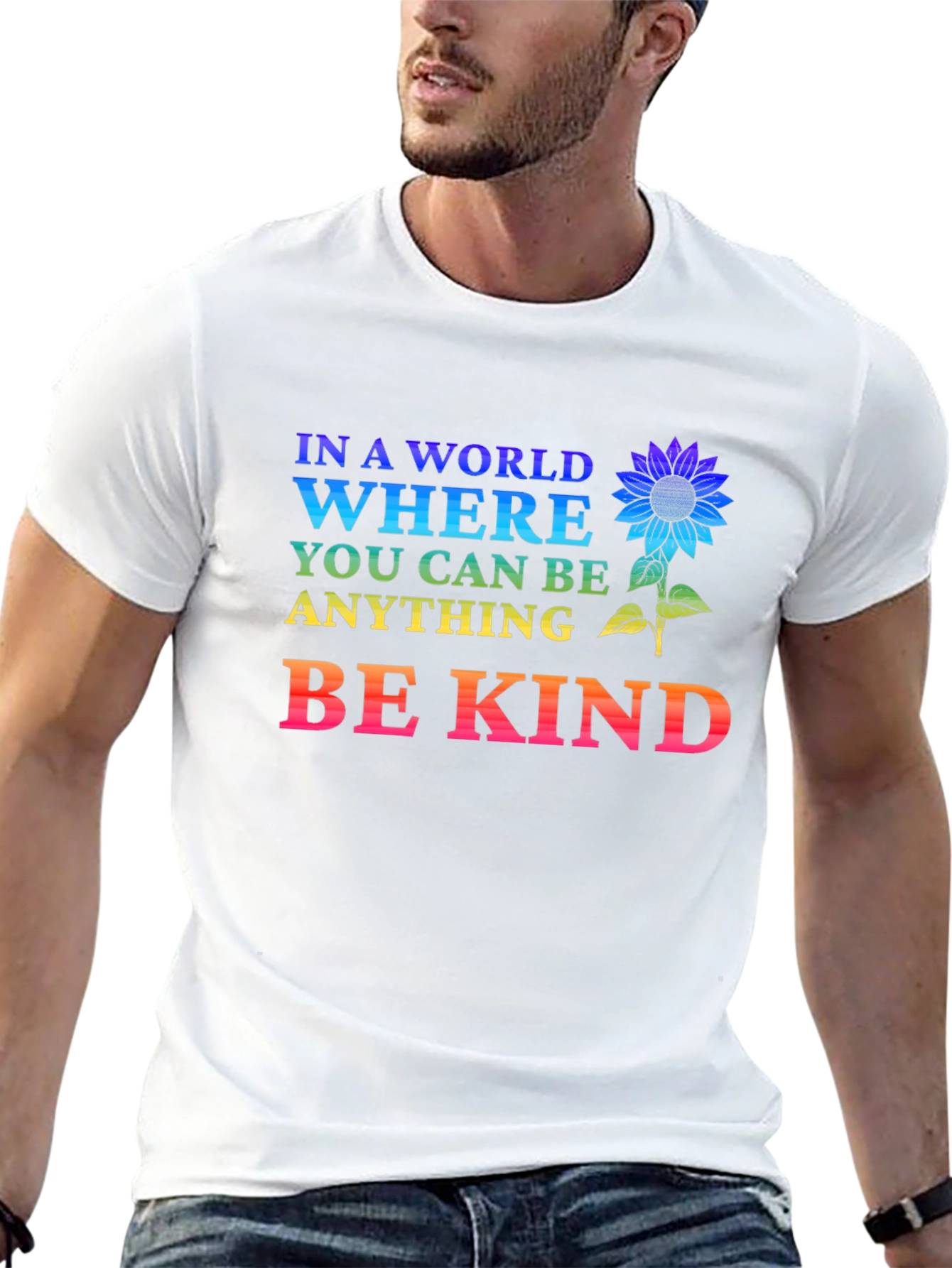 Be Kind T-Shirt - Sunflower Graphic Tee