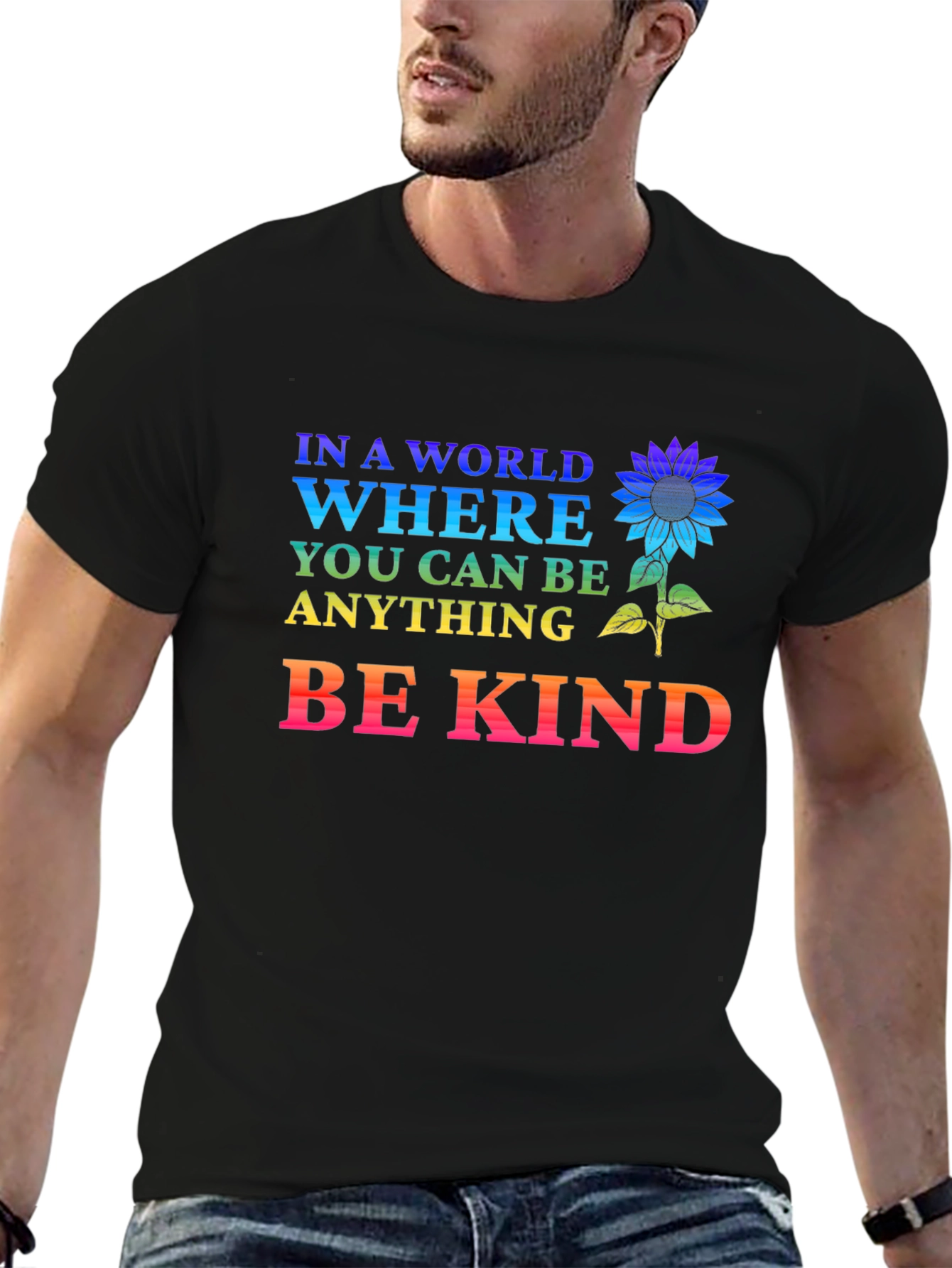 Be Kind T-Shirt - Sunflower Graphic Tee