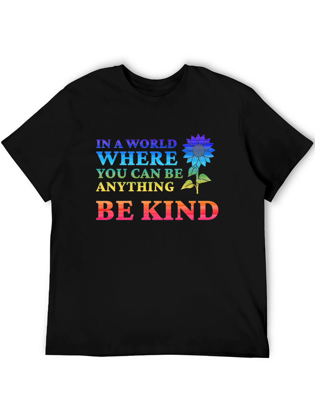 Be Kind T-Shirt - Sunflower Graphic Tee