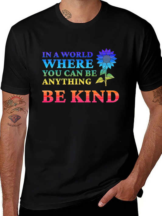 Be Kind T-Shirt - Sunflower Graphic Tee