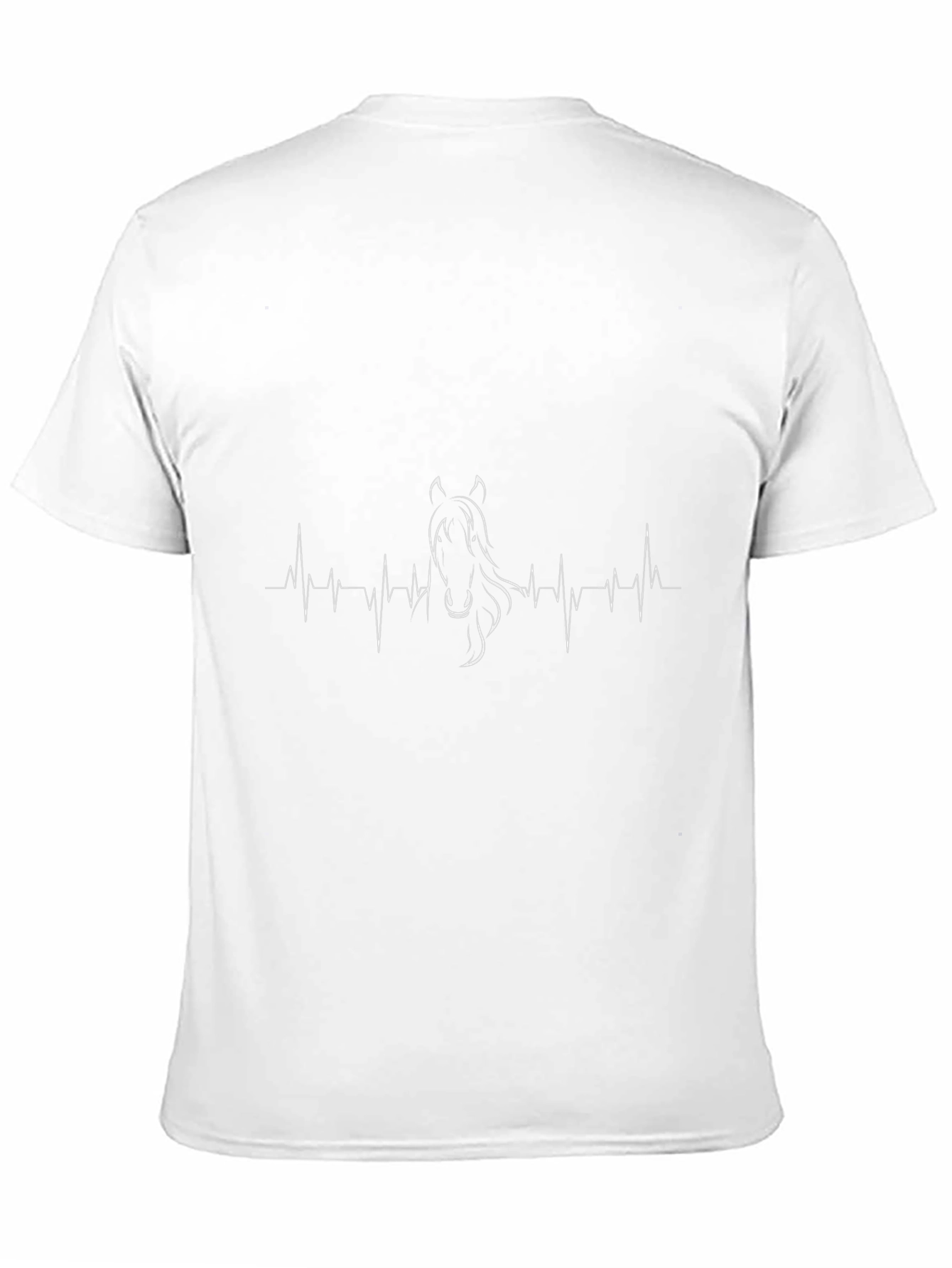 Horse Heartbeat Graphic Tee - Stylish Comfort