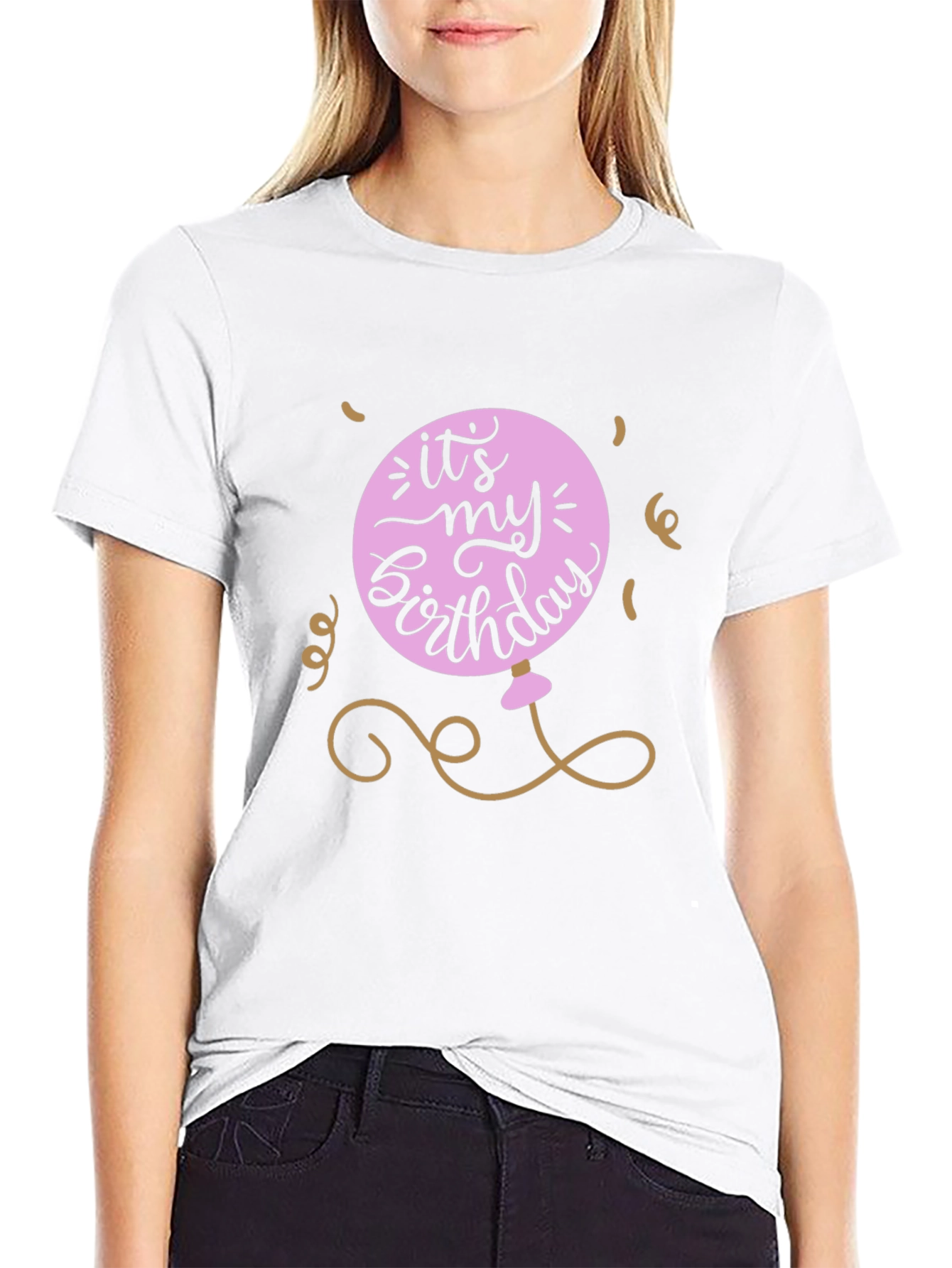 Its My Birthday Graphic Tee - Black
