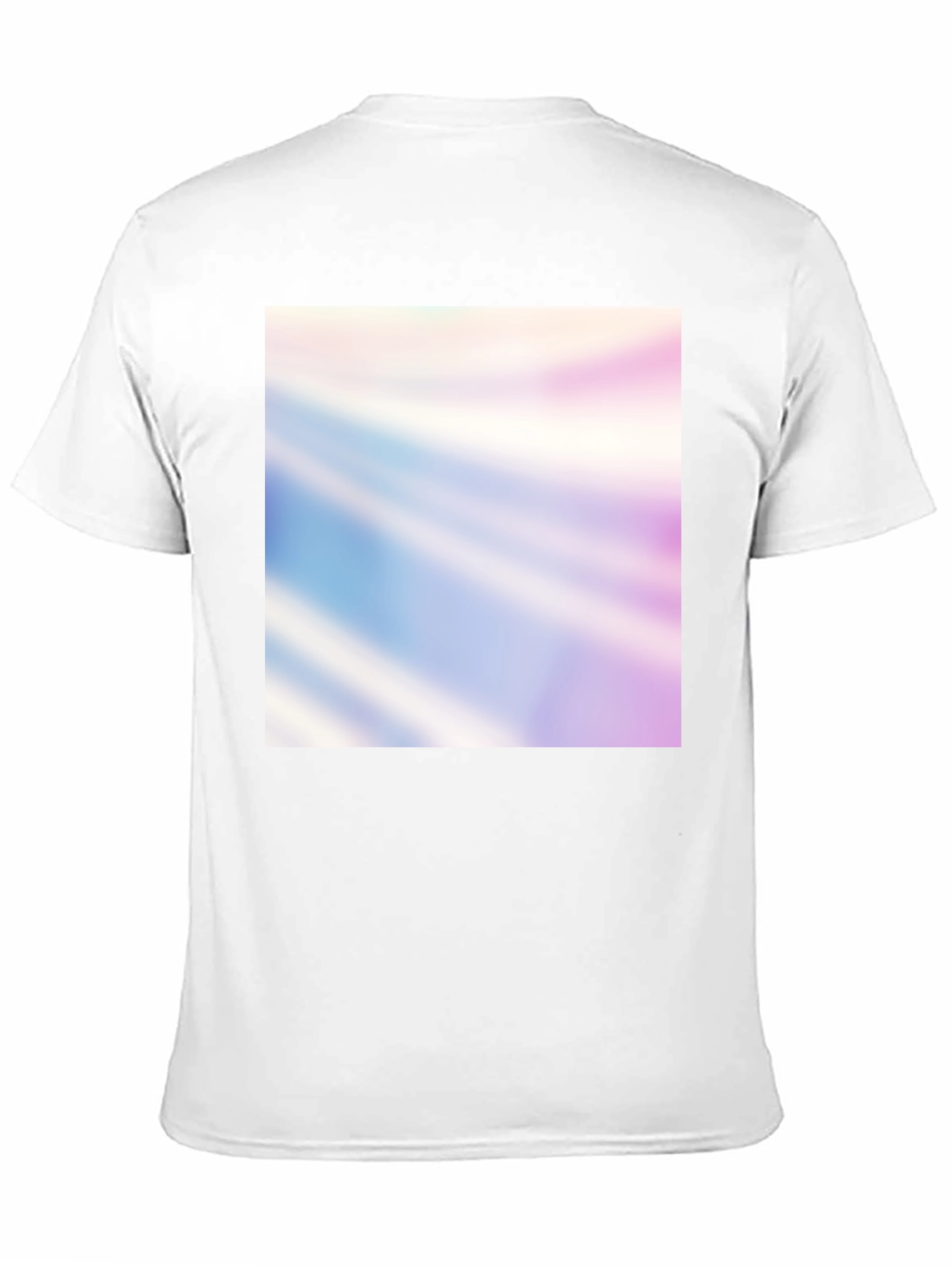 Mens Black Graphic Tee - Abstract Rays