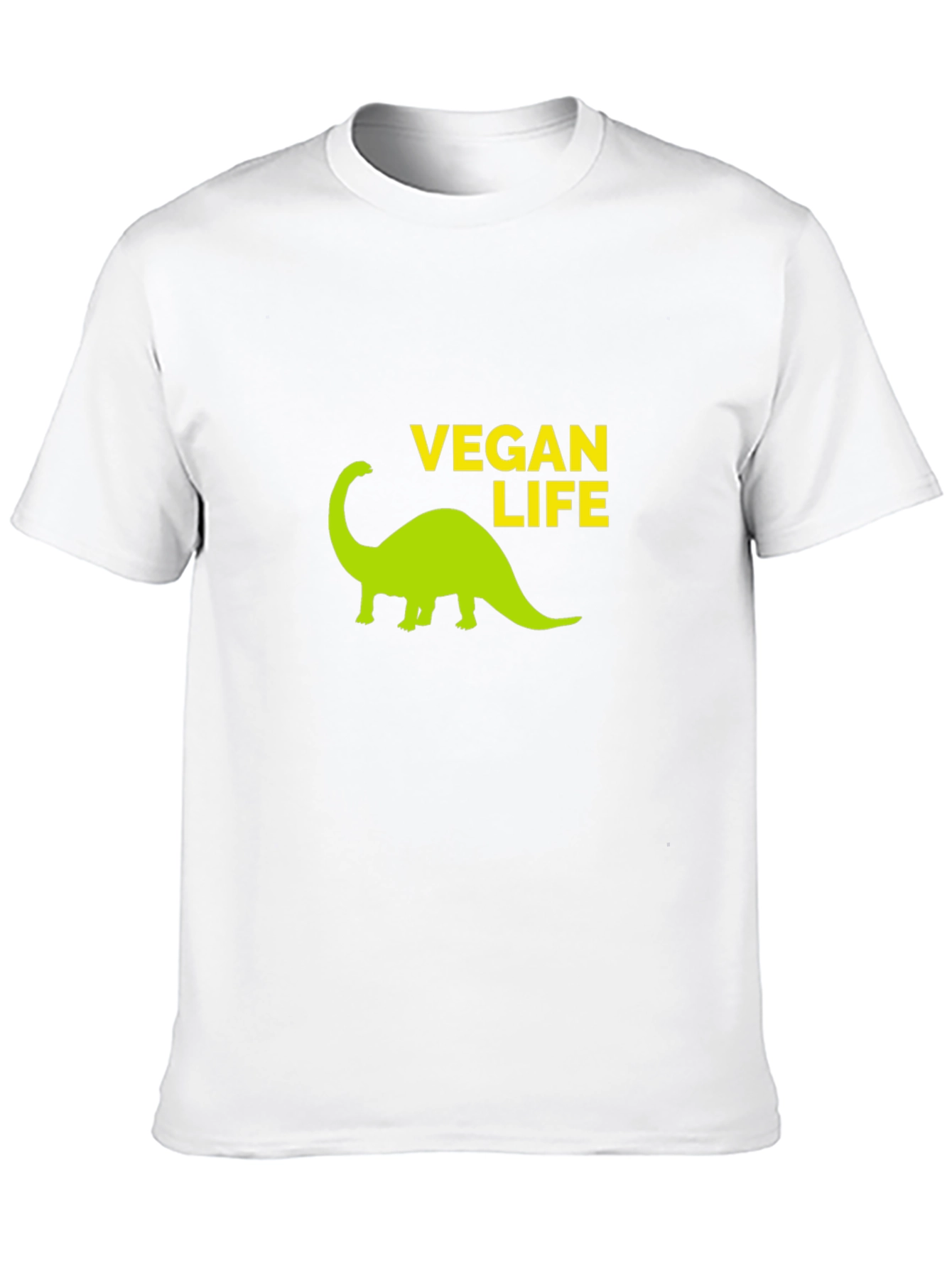 Vegan Life T-Shirt - Dinosaur Graphic Tee