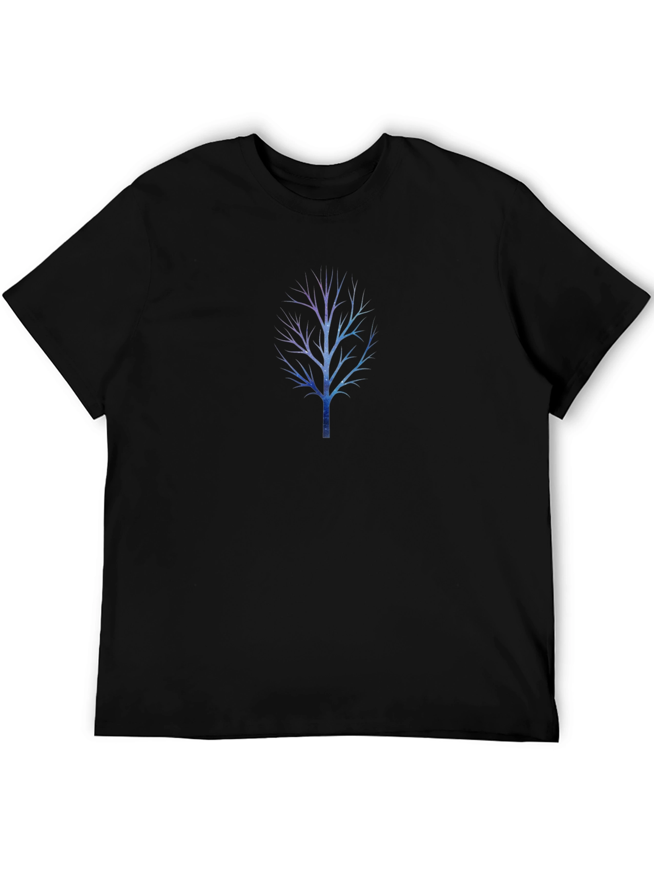 Galaxy Tree Black T-Shirt
