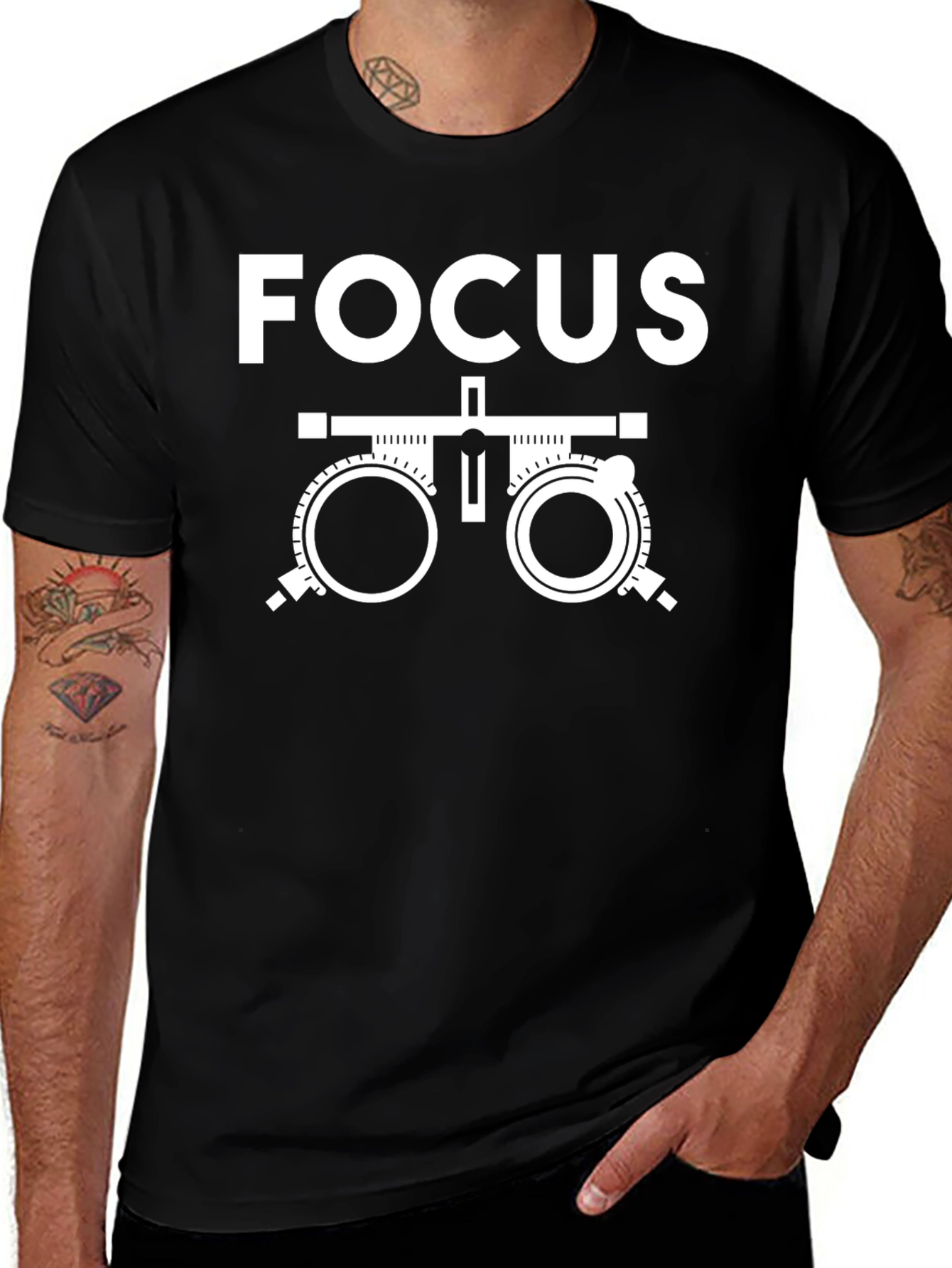 Focus Optometrist T-Shirt - Eye Exam Humor Tee
