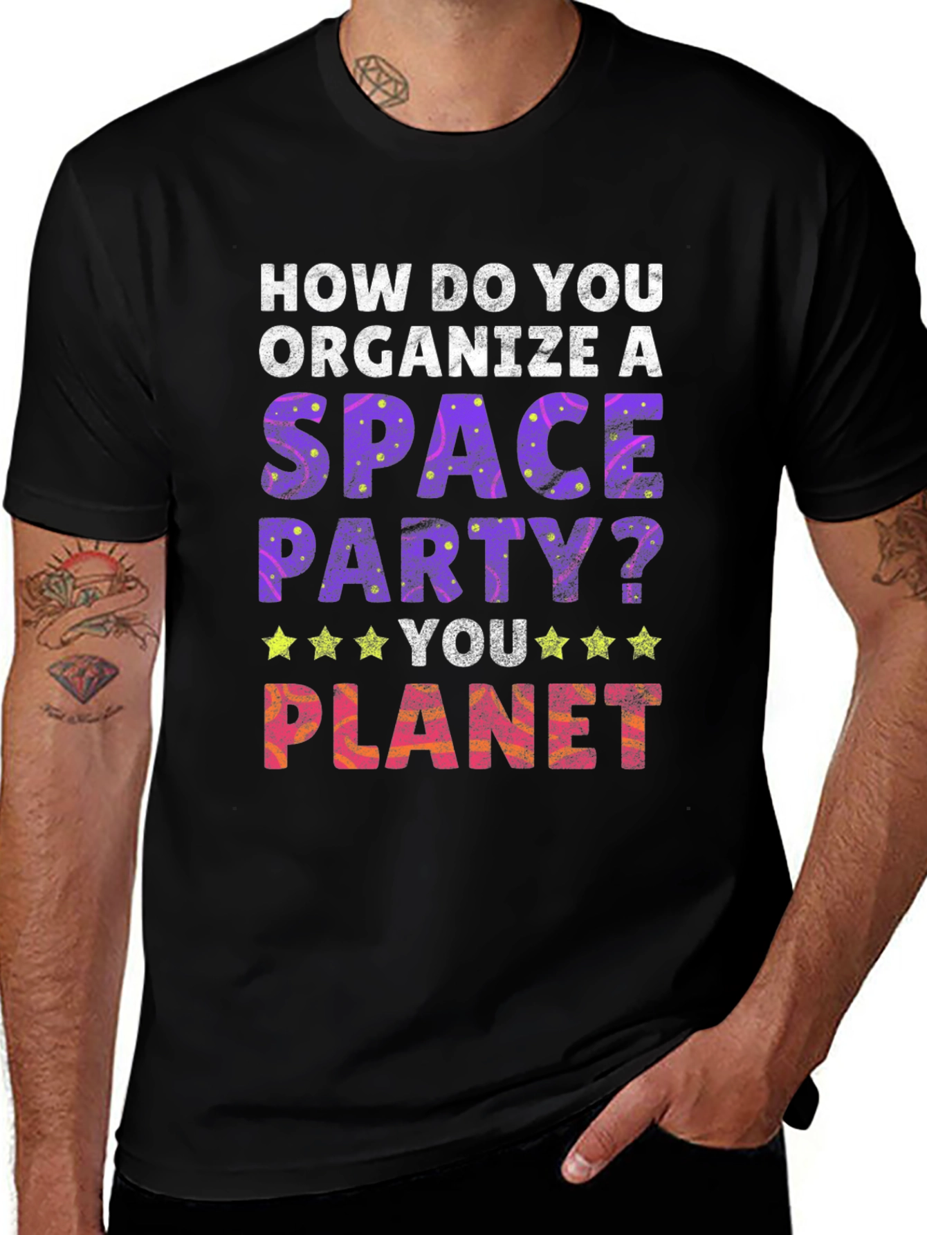 Space Party T-Shirt - You Planet!