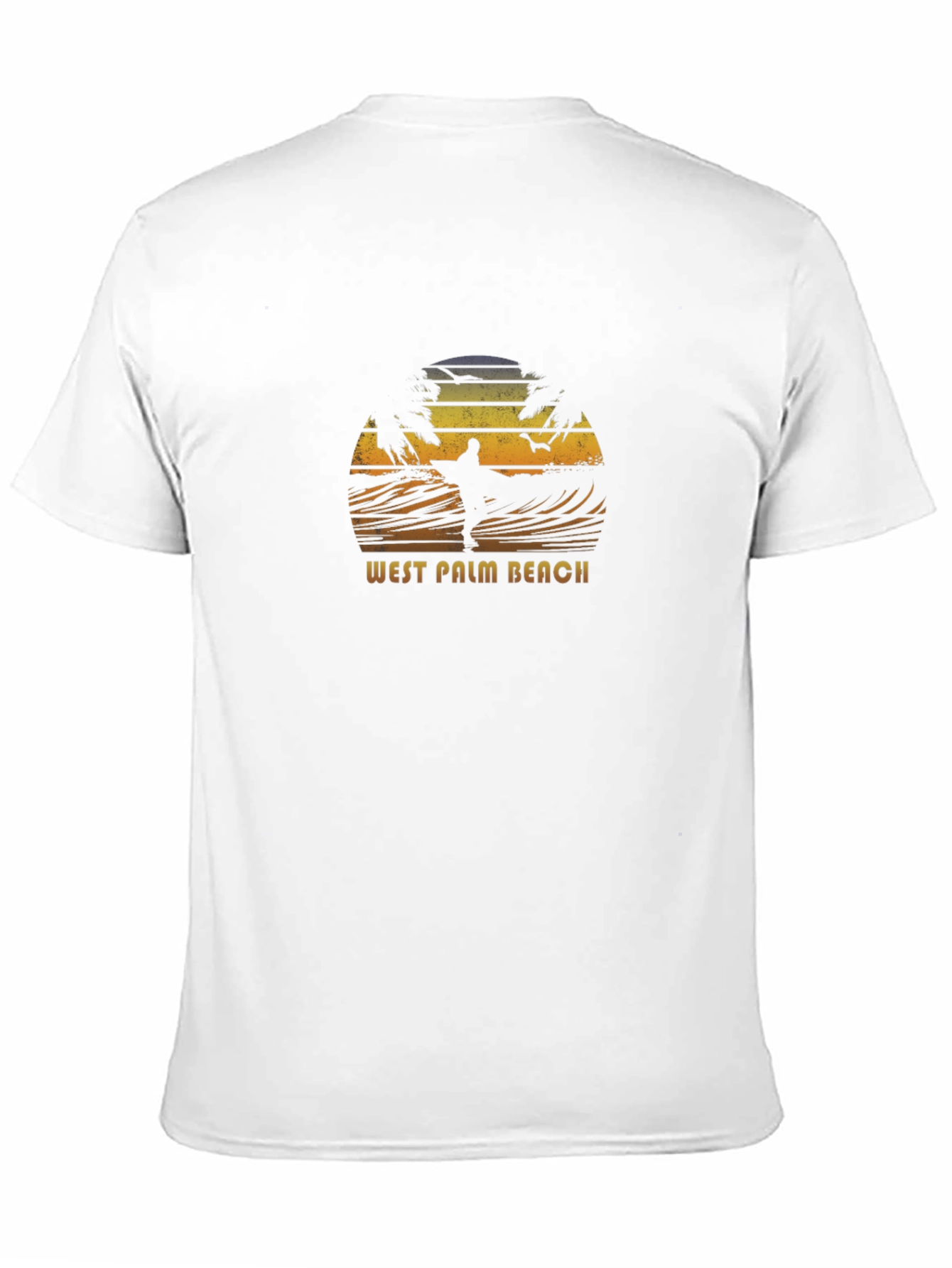 West Palm Beach Surfer Graphic T-Shirt