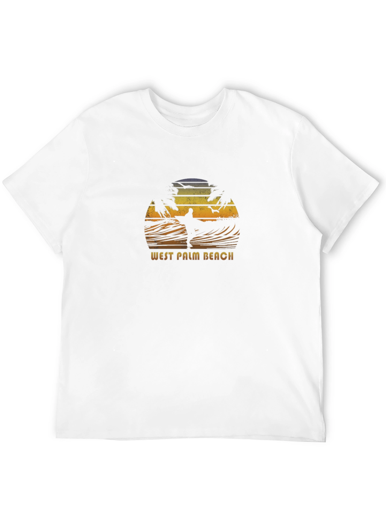 West Palm Beach Surfer Graphic T-Shirt
