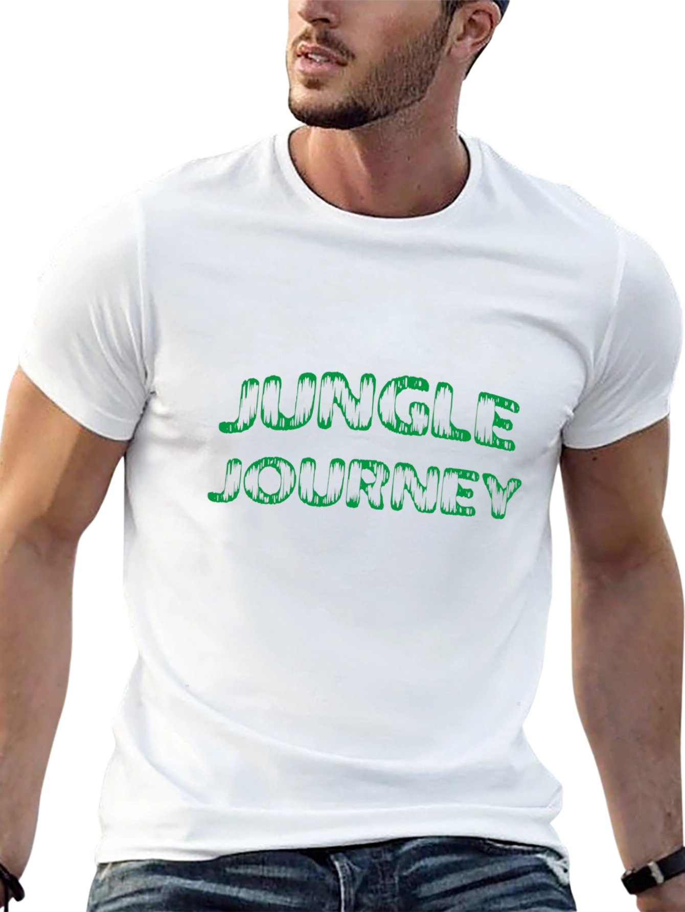 Jungle Journey Graphic Black T-Shirt