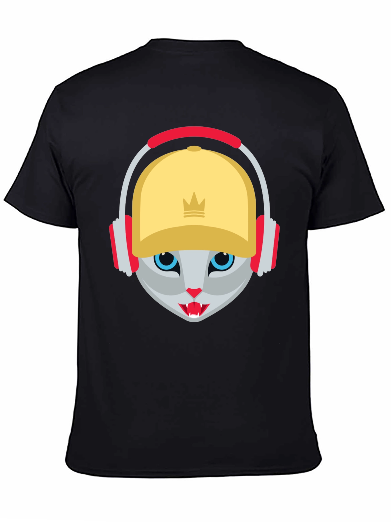 Cool Cat DJ Graphic T-Shirt - Street Style Tee