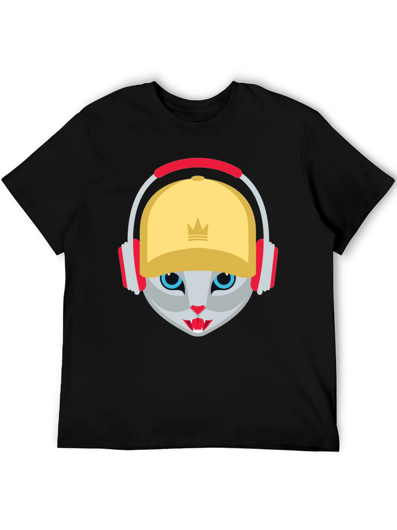 Cool Cat DJ Graphic T-Shirt - Street Style Tee