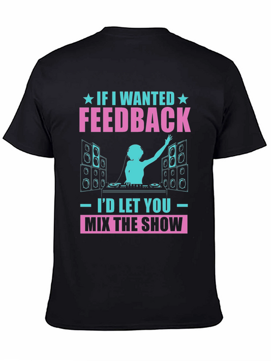 DJ Feedback Graphic T-Shirt