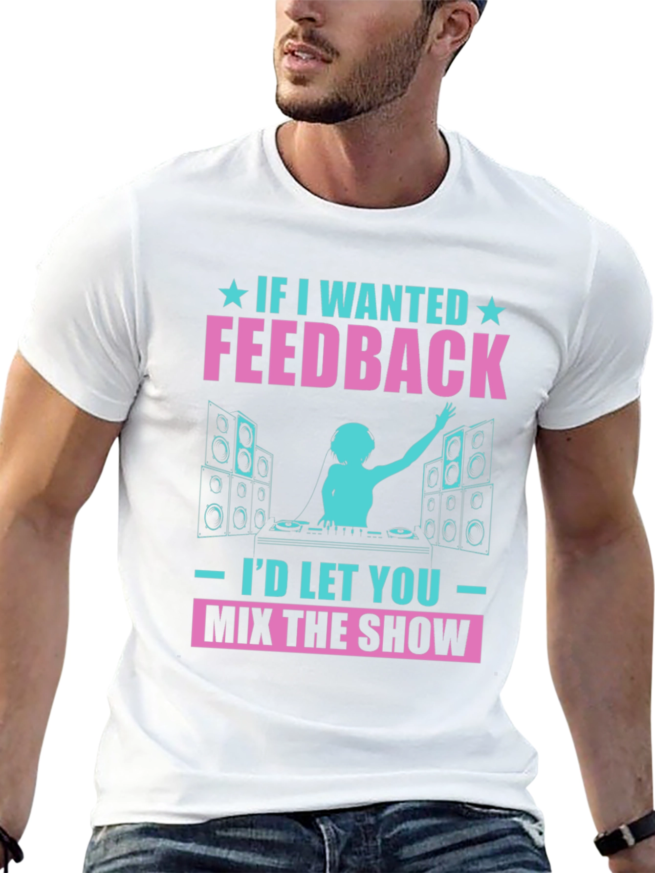 DJ Feedback Graphic T-Shirt