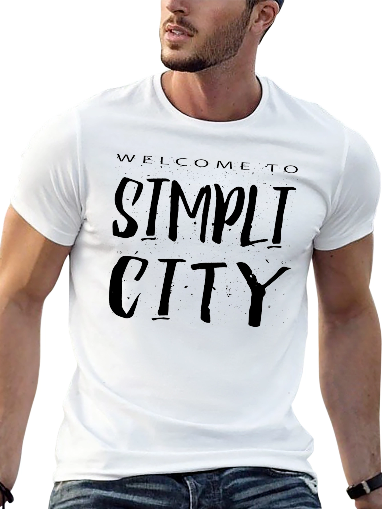 Simplicity City Graphic Print Tee