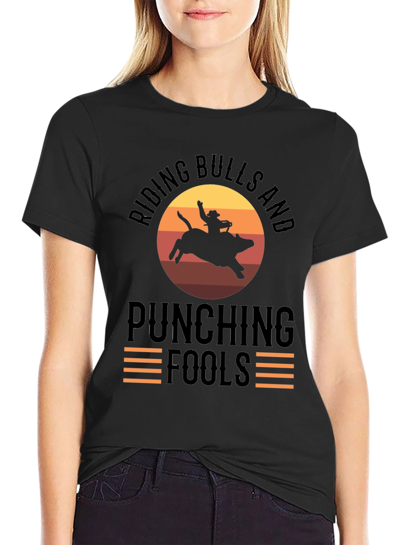 Riding Bulls & Punching Fools Graphic Tee
