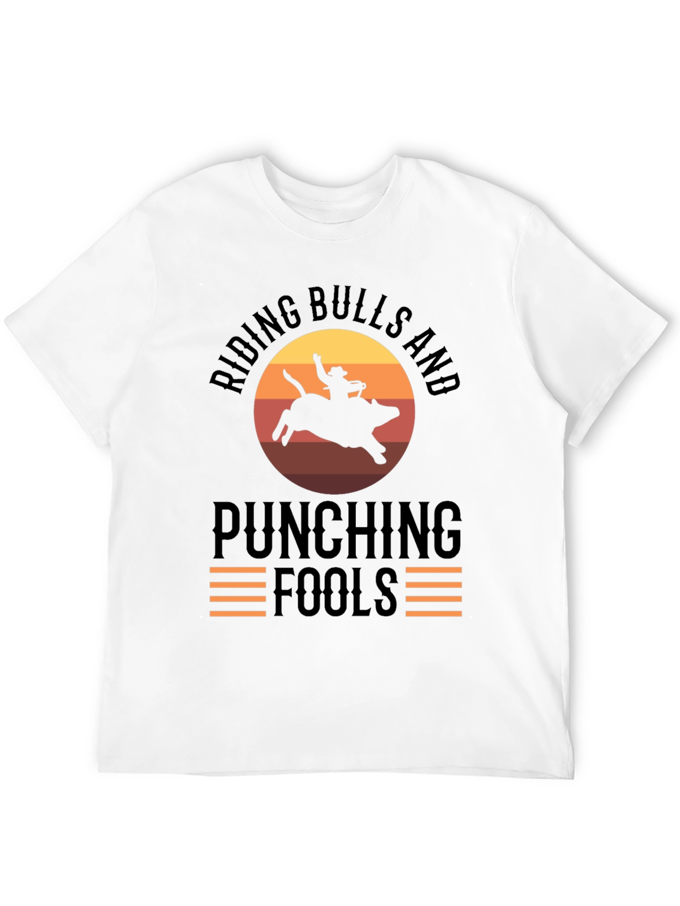 Riding Bulls & Punching Fools Graphic Tee