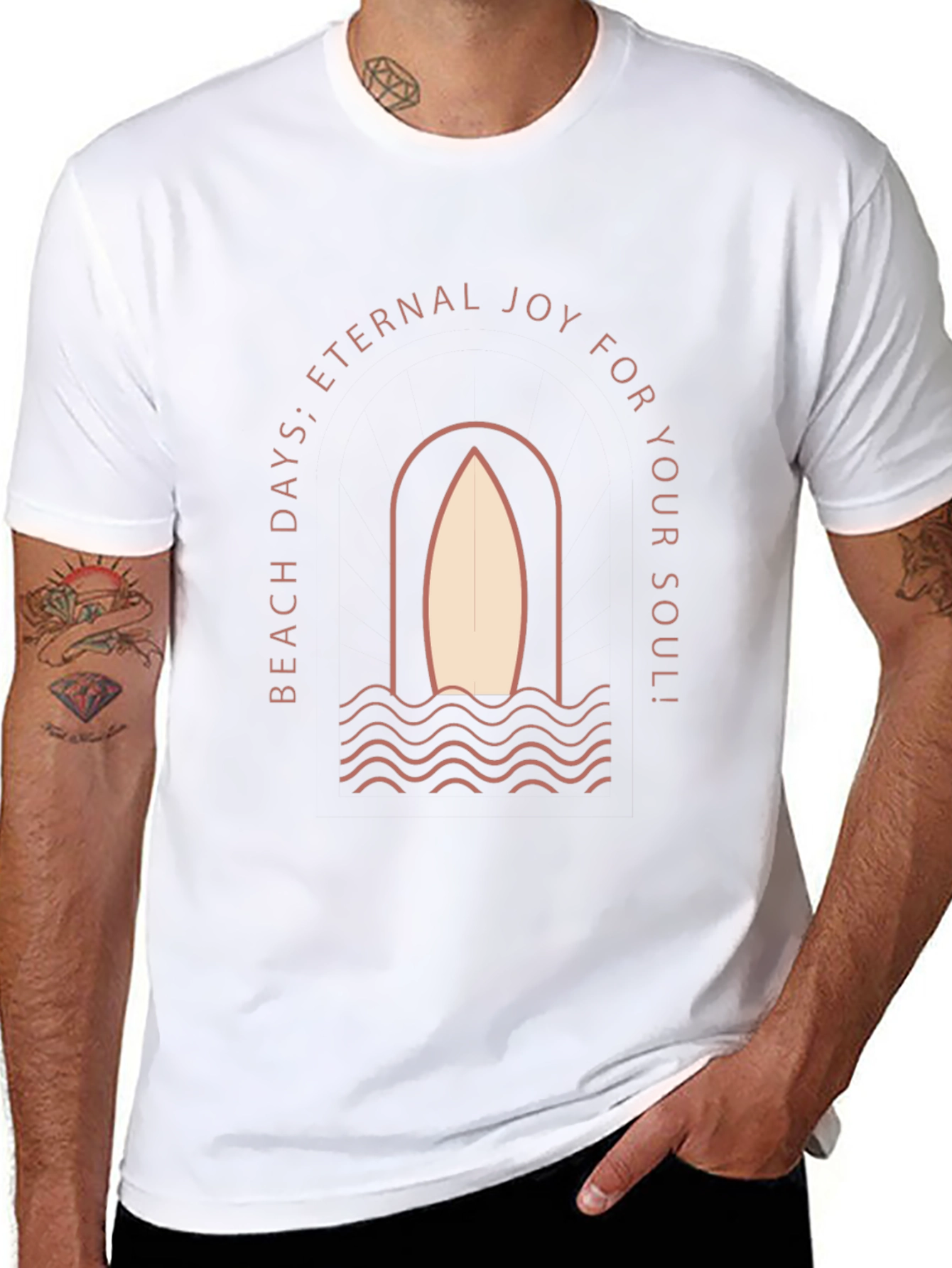 Beach Days T-Shirt - Eternal Joy Design