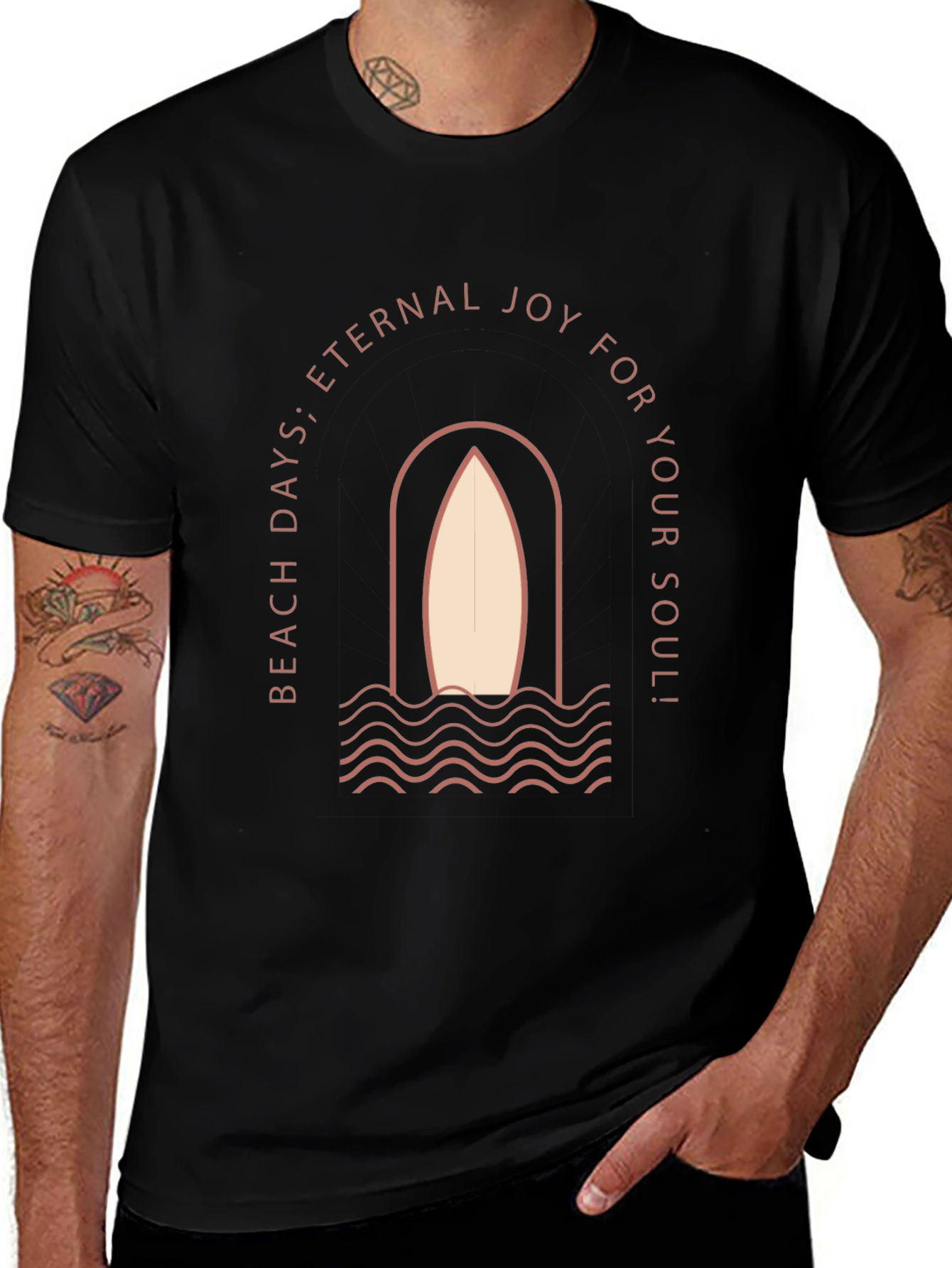 Beach Days T-Shirt - Eternal Joy Design