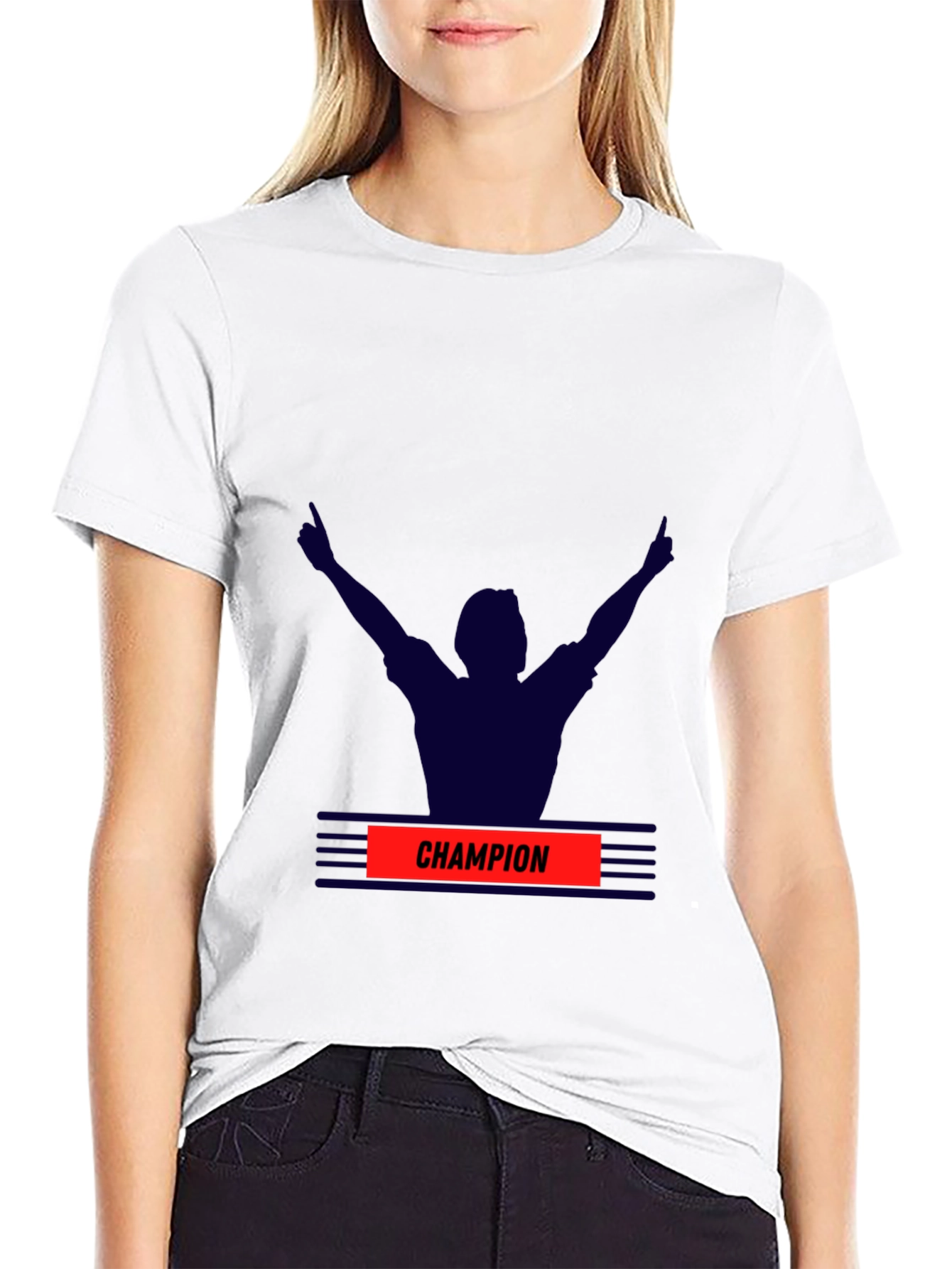 Champion Graphic Black T-Shirt