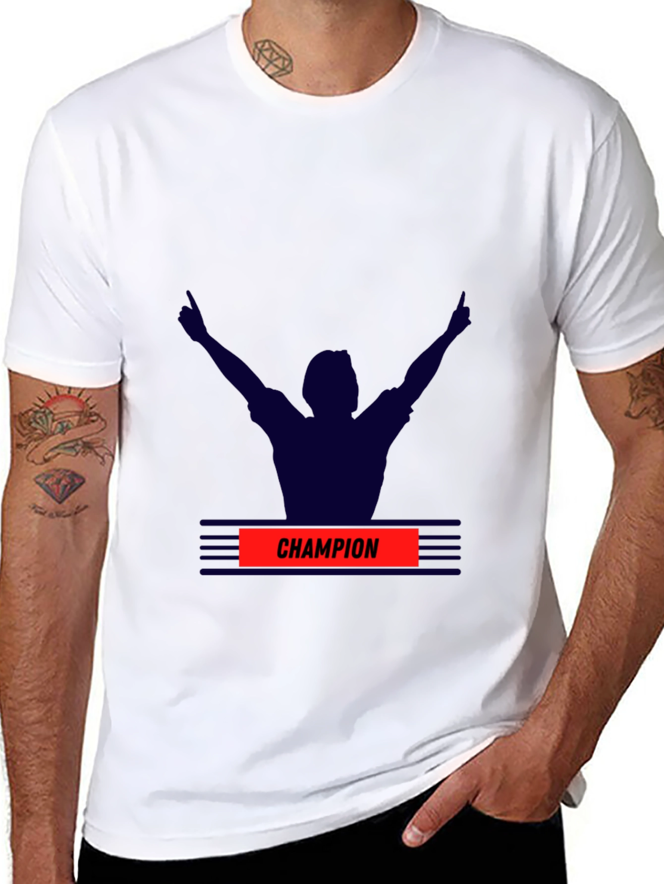 Champion Graphic Black T-Shirt