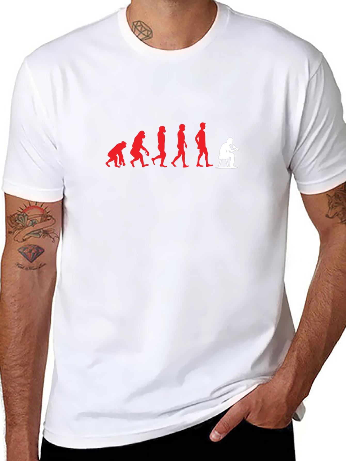 Evolution of Artist Graphic T-Shirt