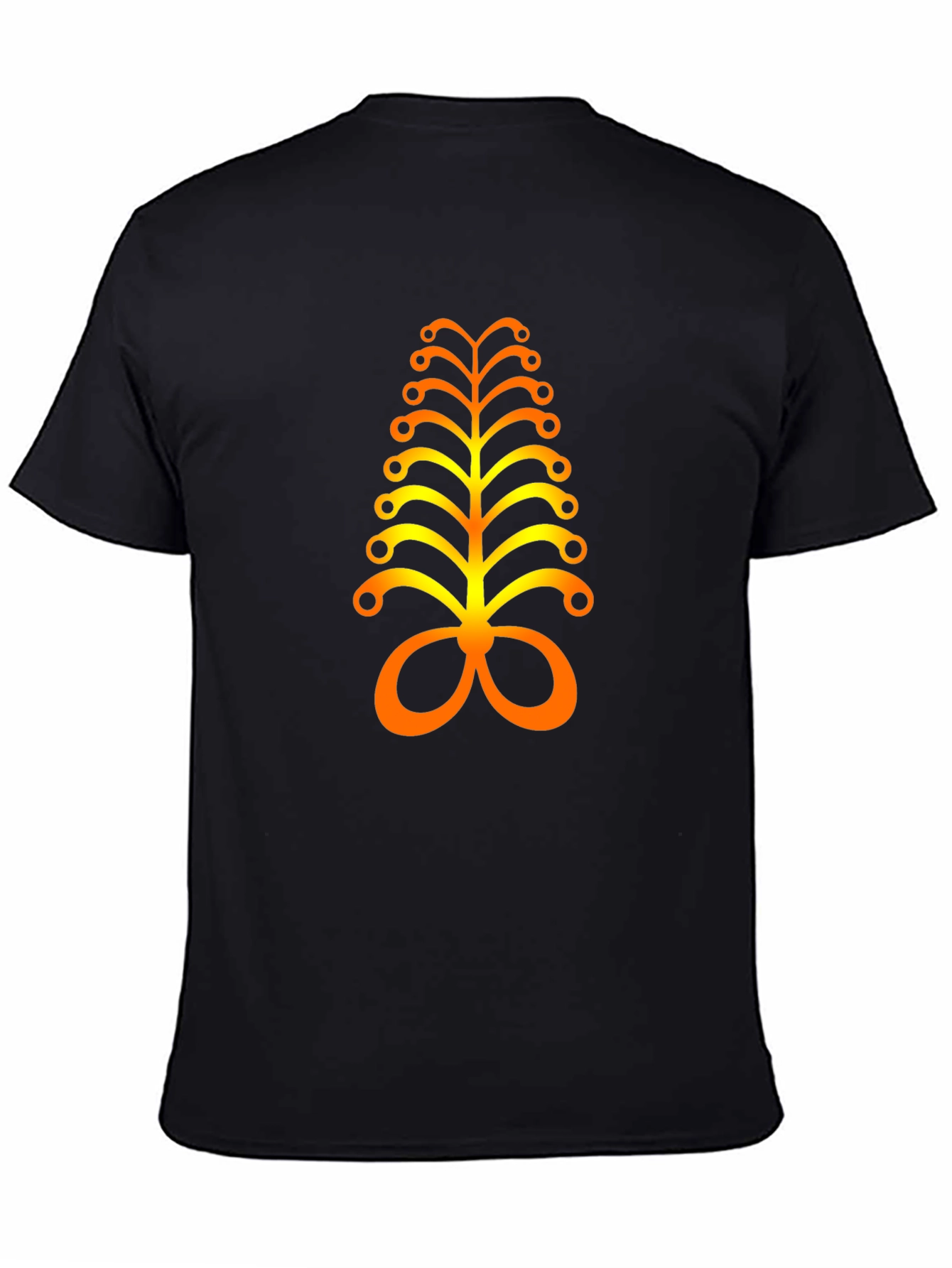 Adinkra Inspired Black T-Shirt