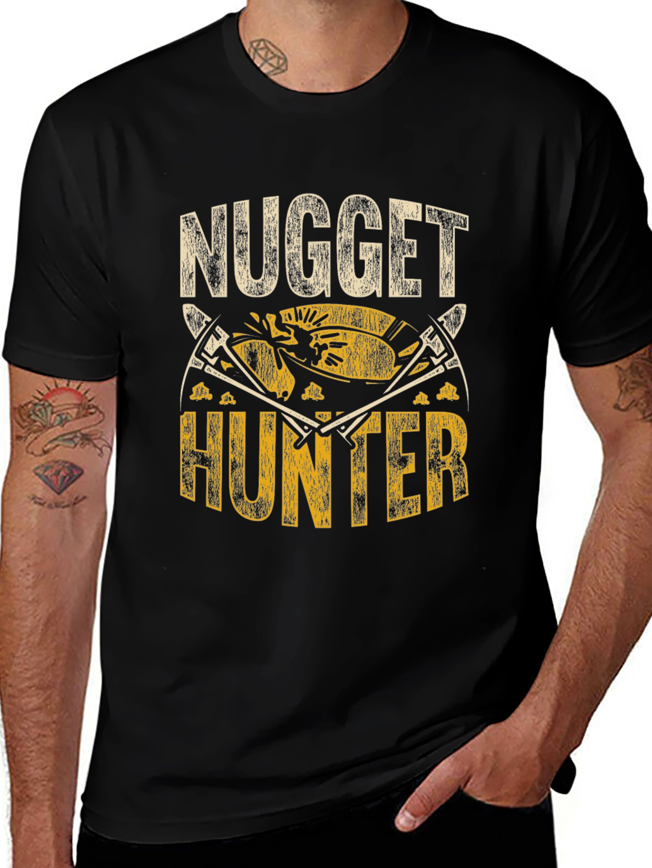 Nugget Hunter Graphic T-Shirt - Gold Miner Tee