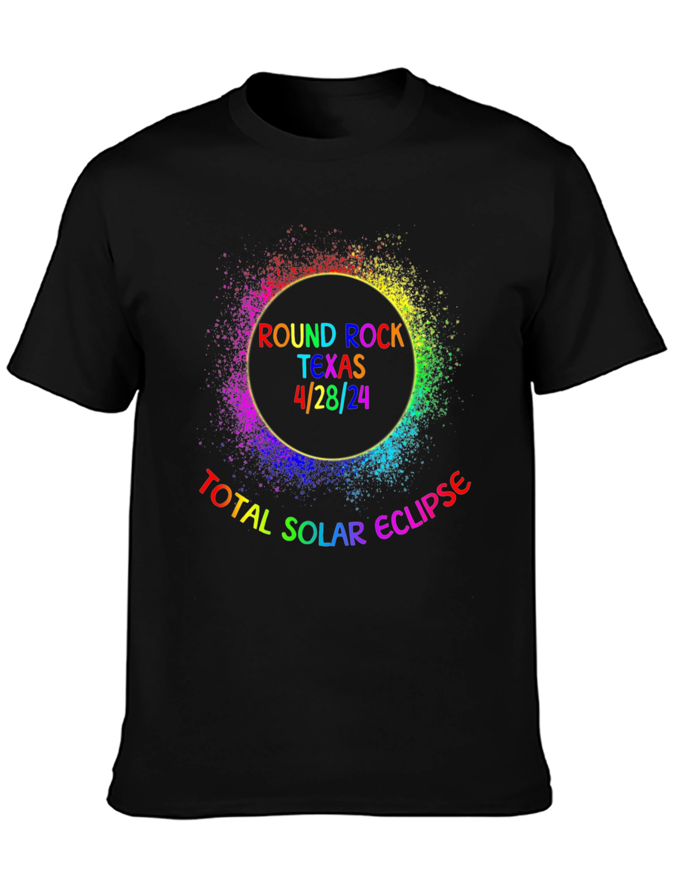 Total Solar Eclipse Round Rock Texas 4/28/24 T-Shirt