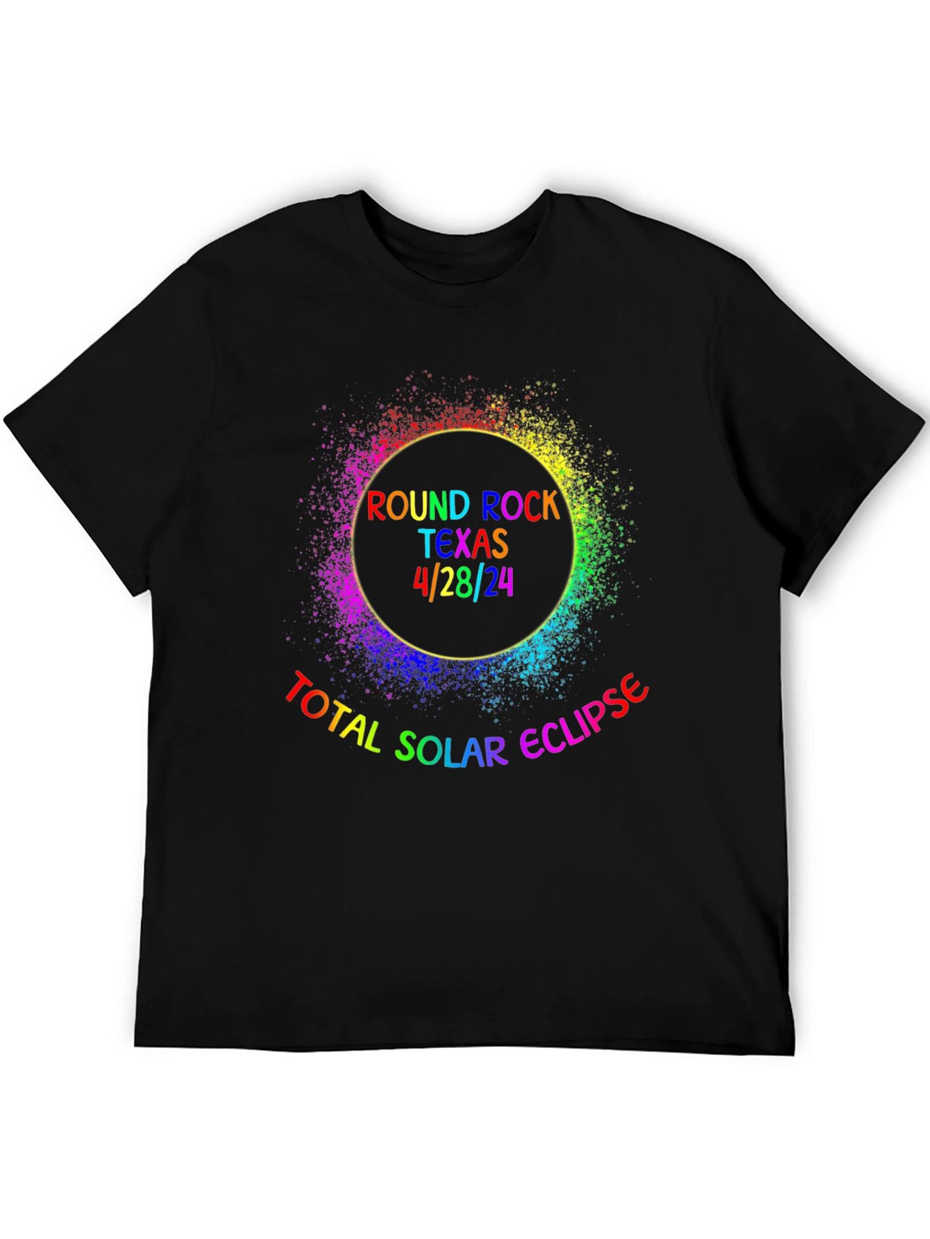Total Solar Eclipse Round Rock Texas 4/28/24 T-Shirt