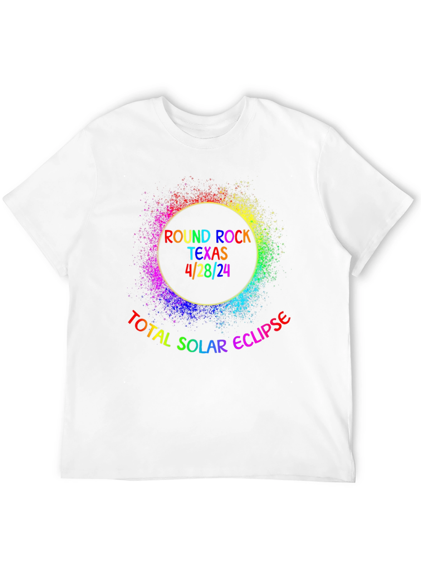 Total Solar Eclipse Round Rock Texas 4/28/24 T-Shirt