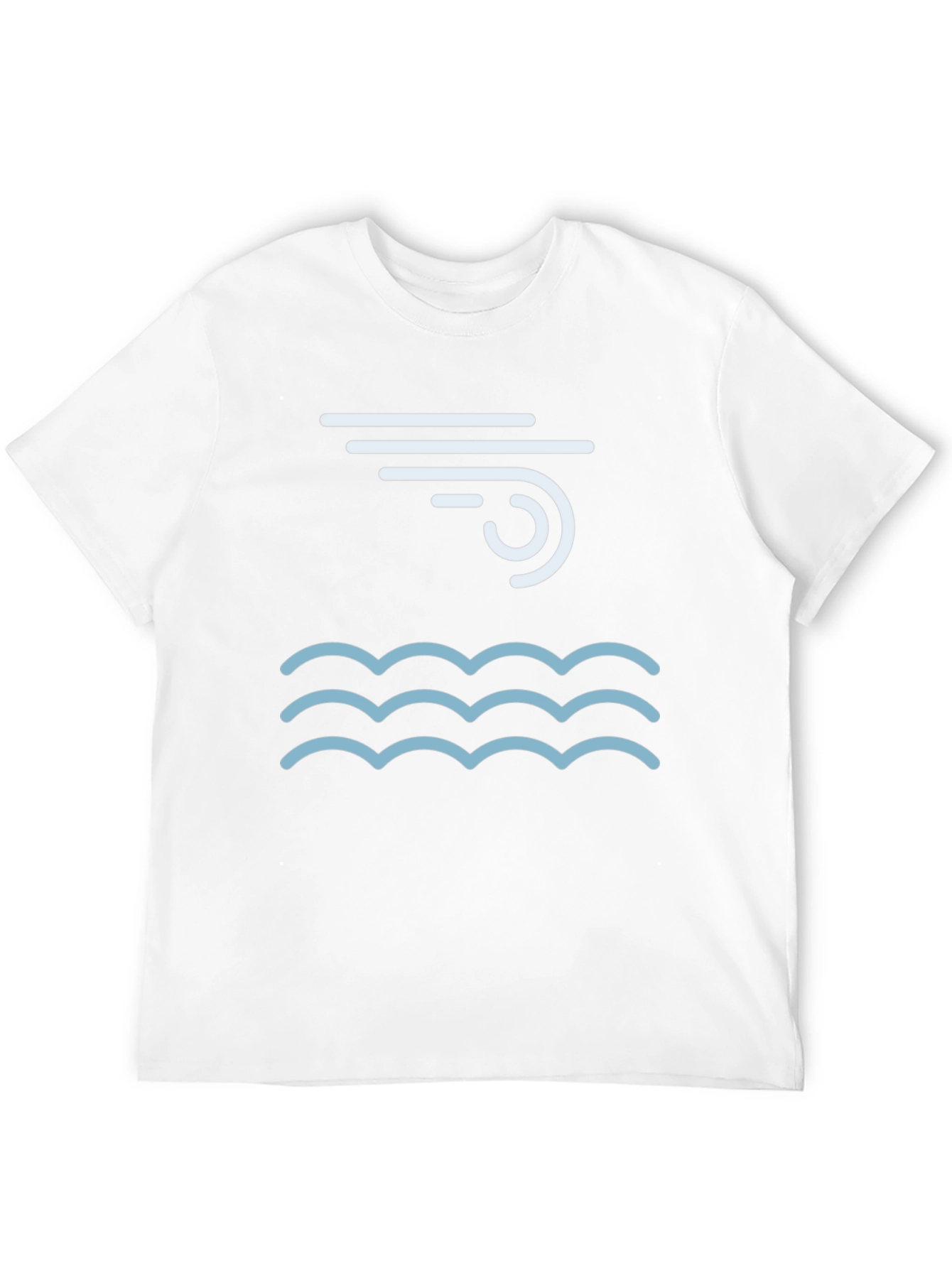 Wind & Waves Graphic Tee - Cool Black T-Shirt