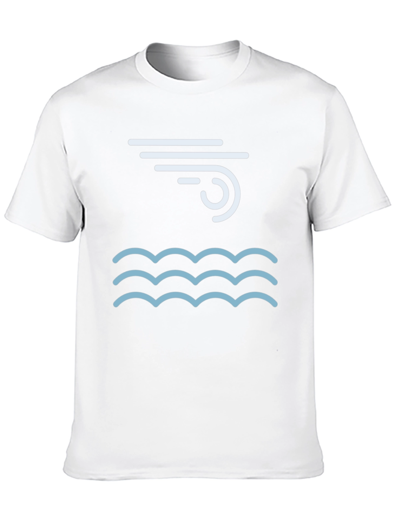 Wind & Waves Graphic Tee - Cool Black T-Shirt