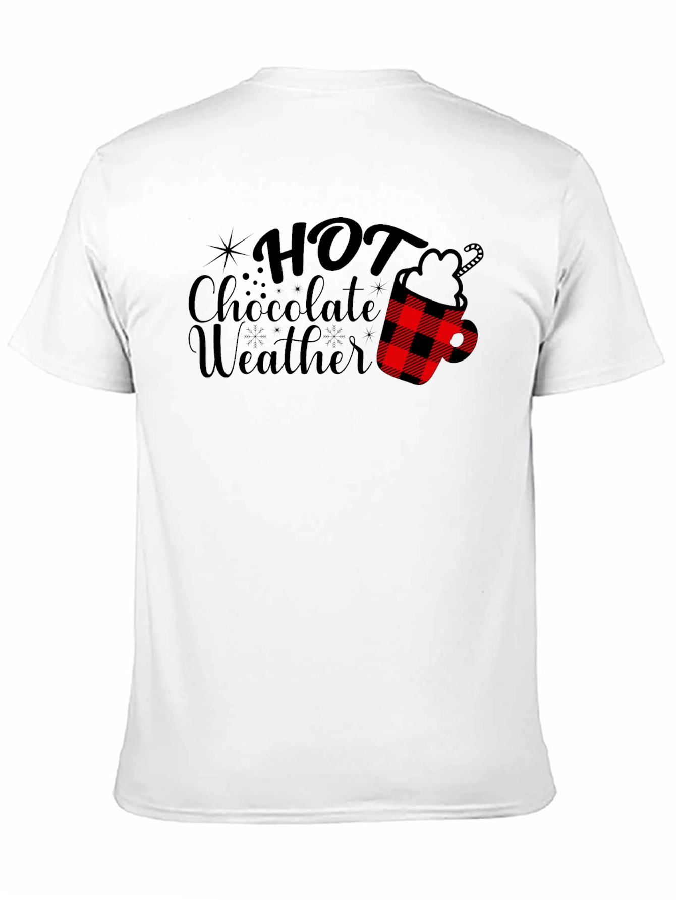 Hot Chocolate Weather Graphic Tee - Winter Apparel