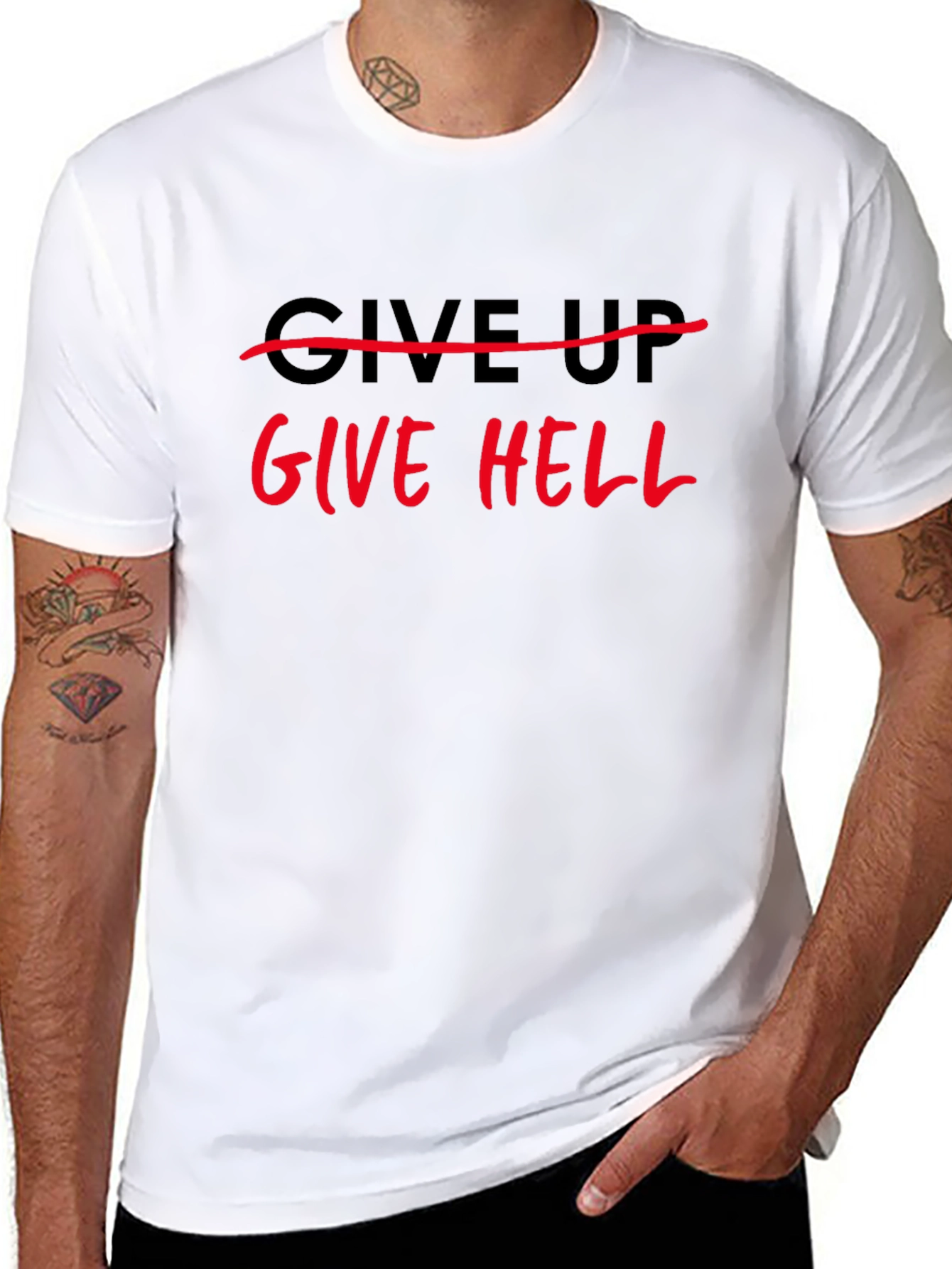 Give Hell Black T-Shirt