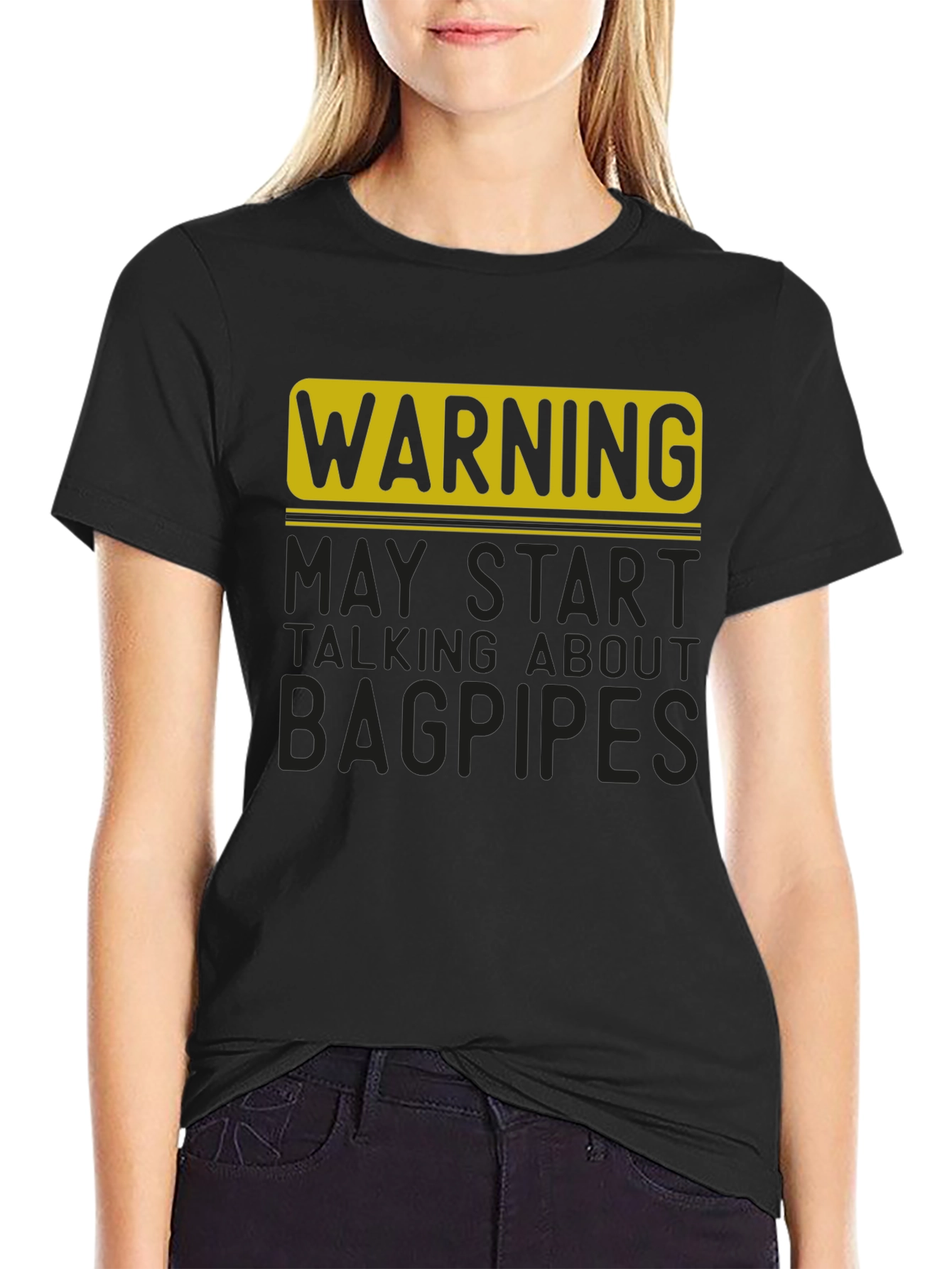 Warning: May Start Talking About Bagpipes T-Shirt
