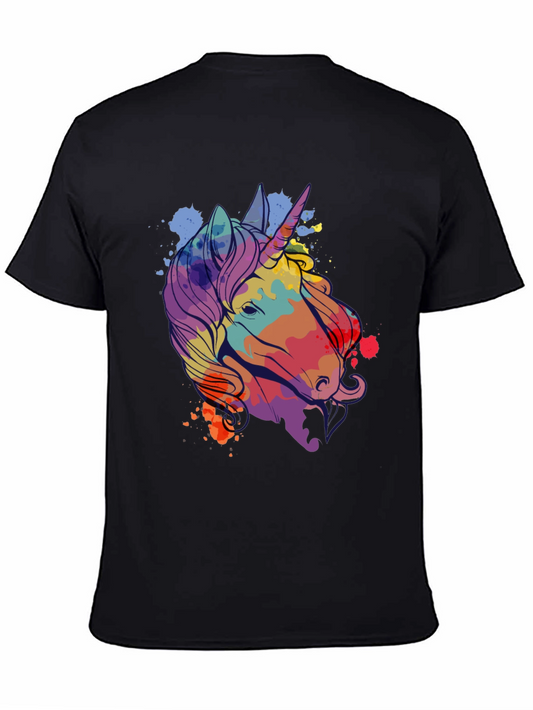 Unicorn Splash Tee - Colorful Graphic Print