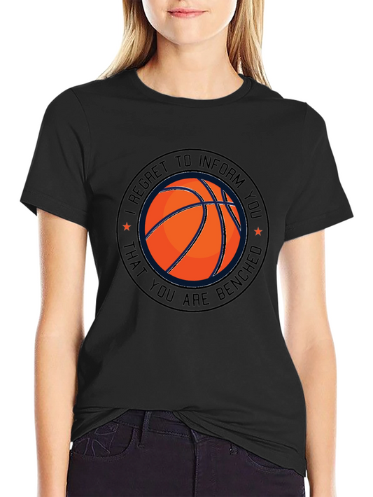 Basketball Benched T-Shirt - Funny Sports Tee