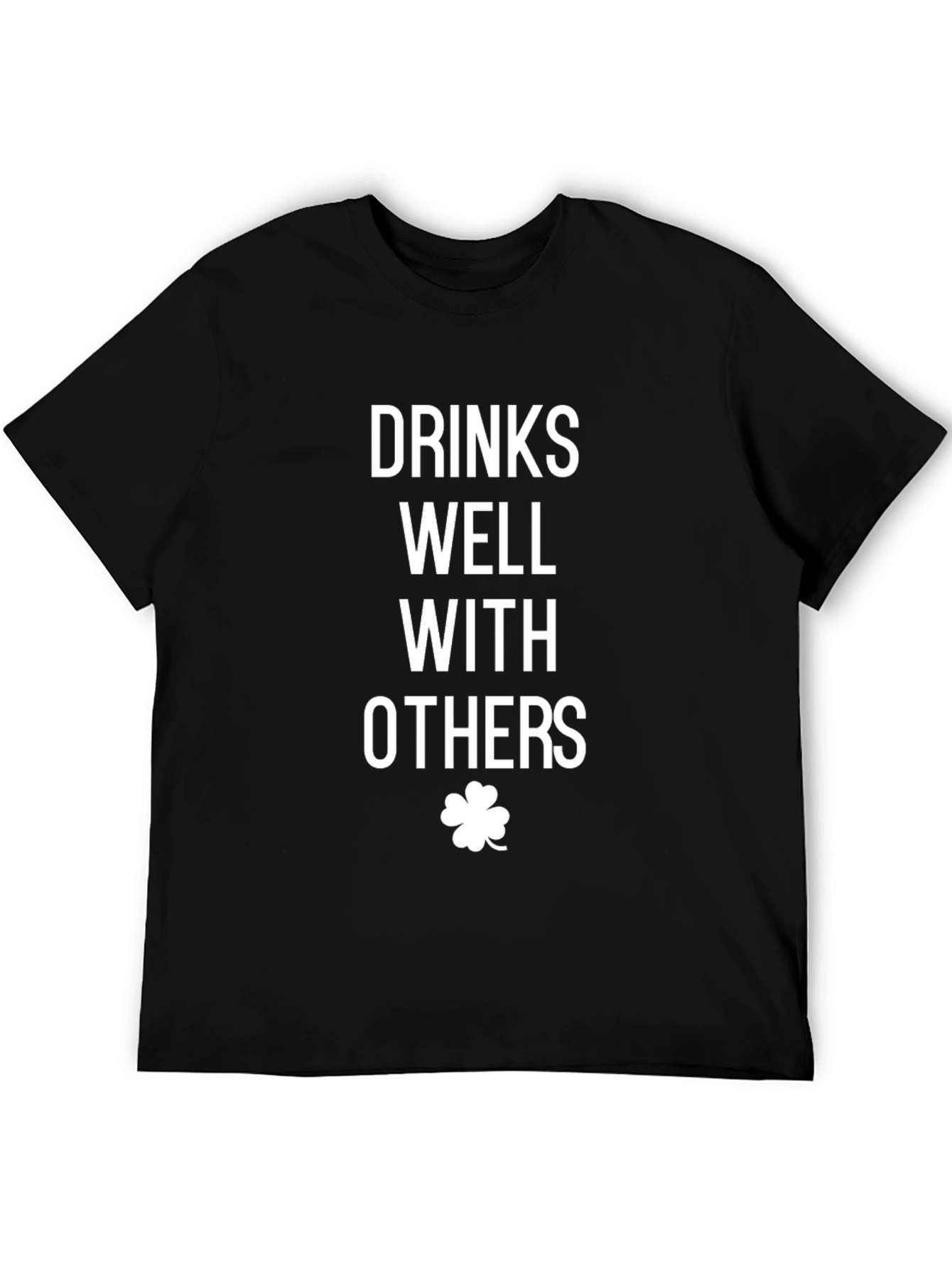 Drinks Well With Others Black T-Shirt