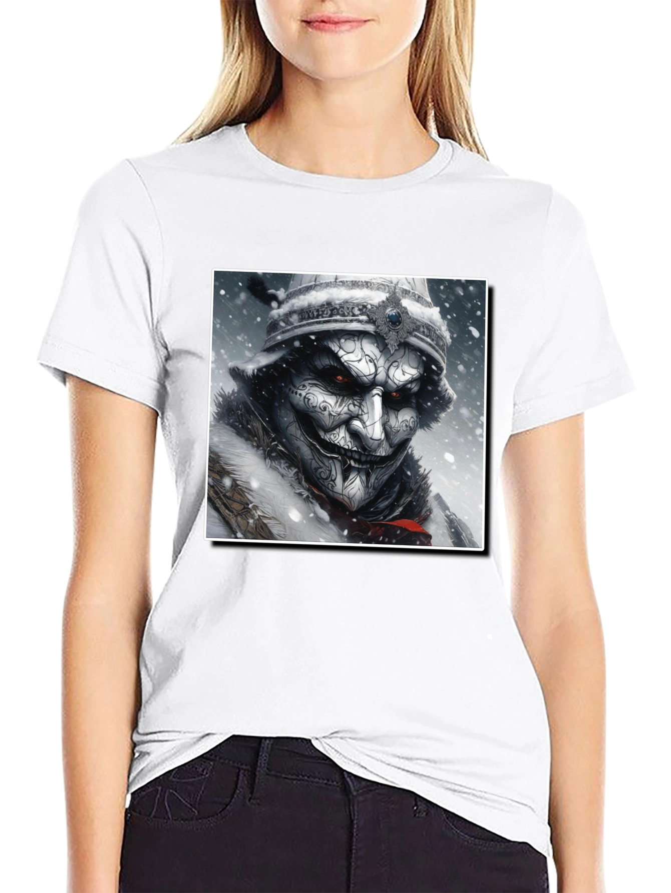 Winter Warrior Graphic Tee - Black