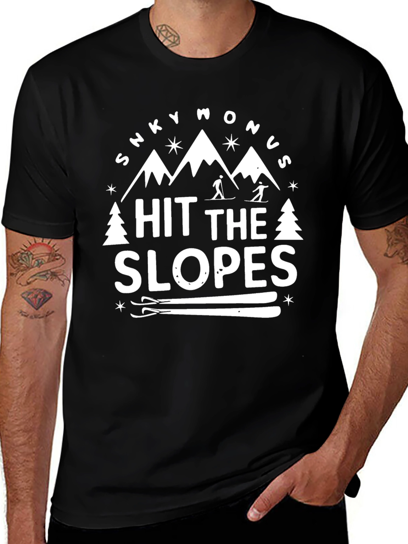 Hit The Slopes Graphic T-Shirt