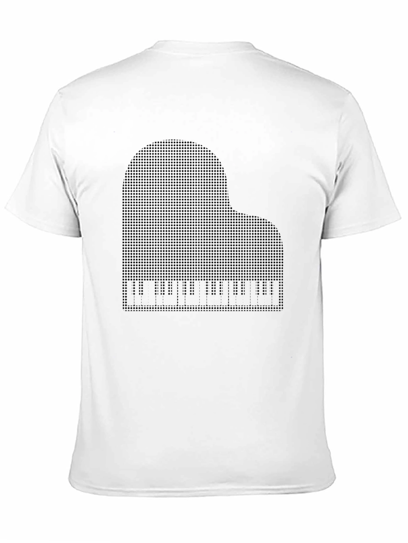 Piano Graphic T-Shirt - Classic Black Tee
